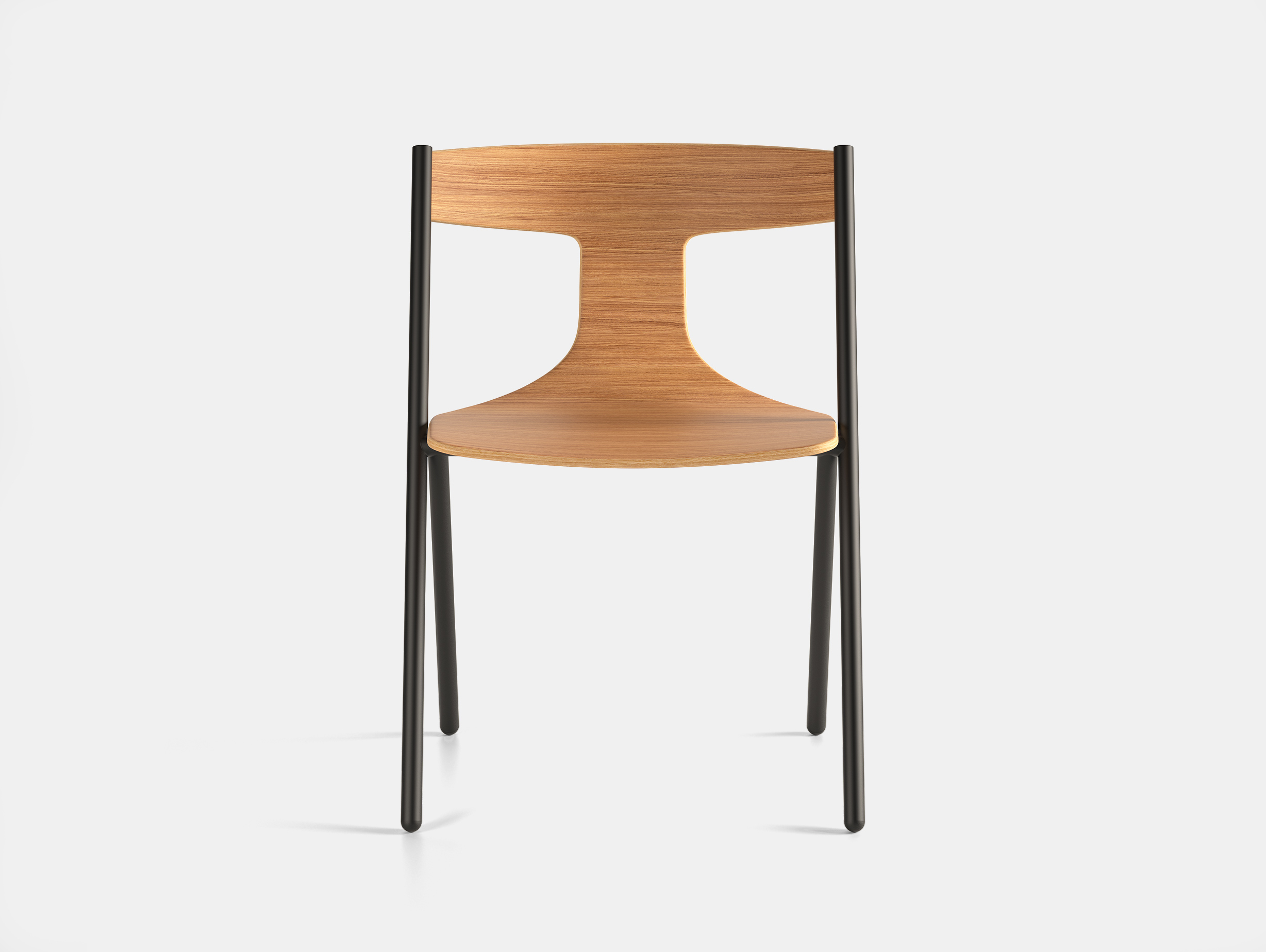 Viccarbe Quadra Chair Oak Black 2