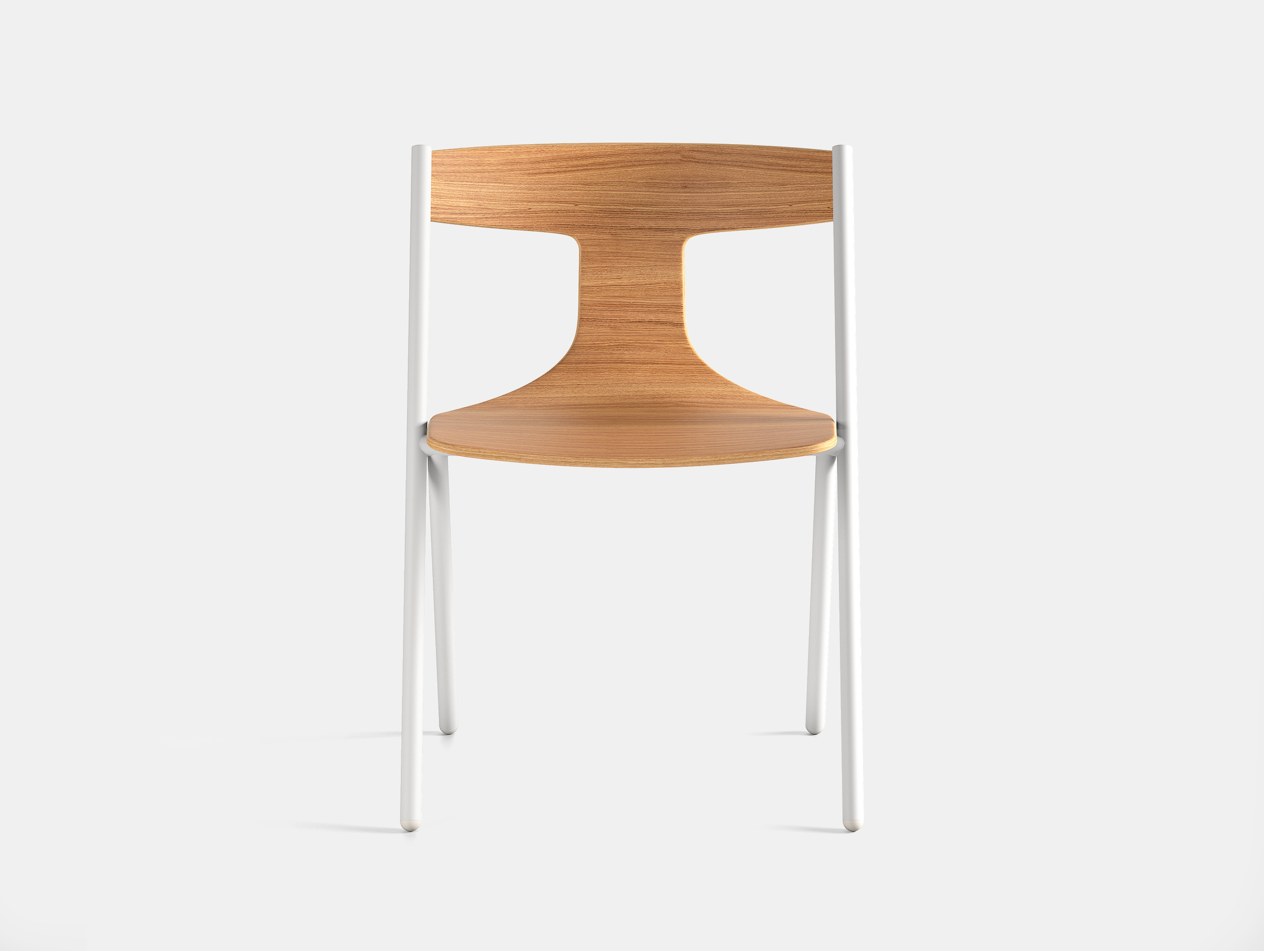 Viccarbe Quadra Chair Oak White 2
