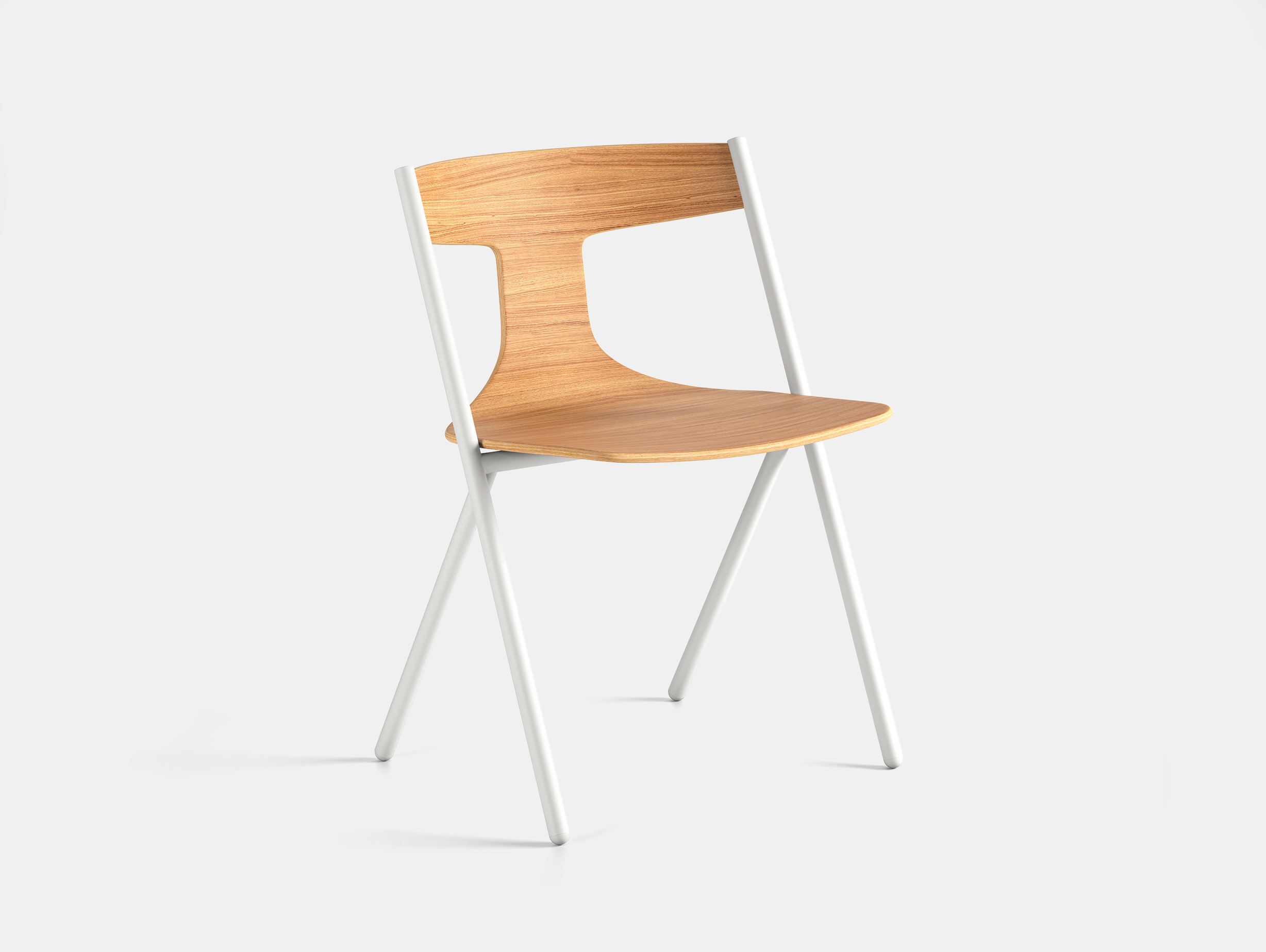 Viccarbe Quadra Chair Oak White