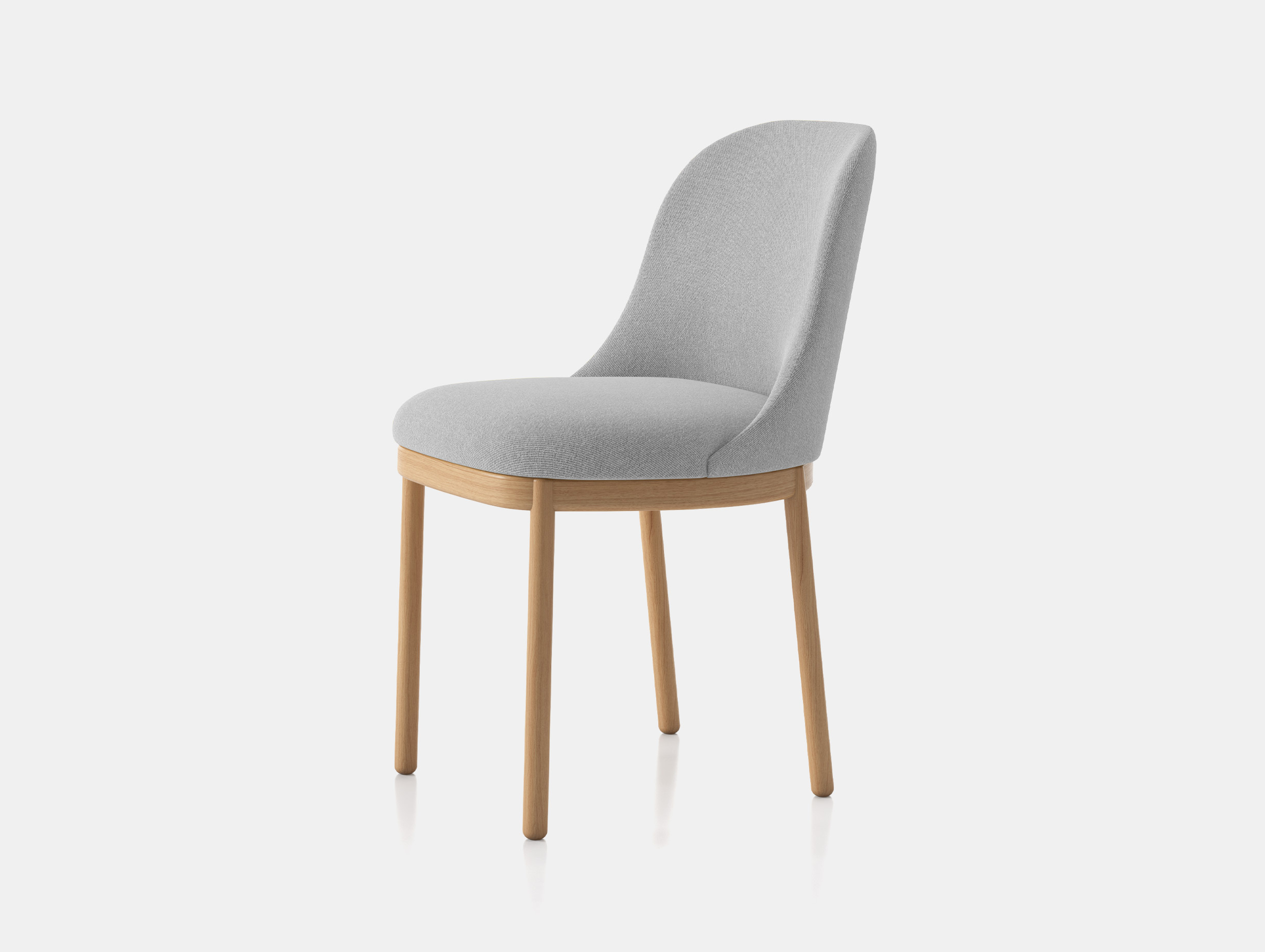 Viccarbe jaime hayon aleta chair wood legs grey
