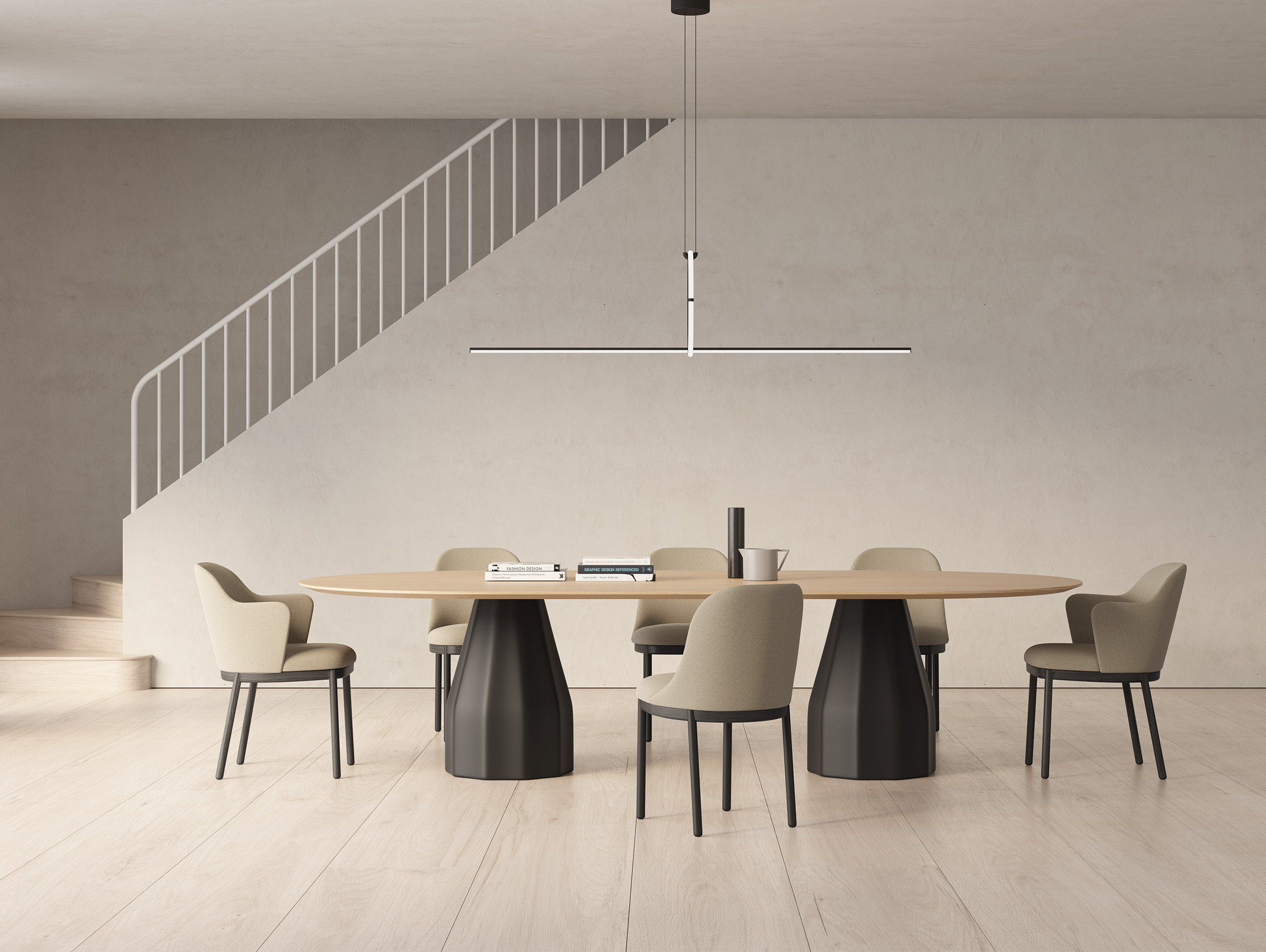 Viccarbe jaime hayon aleta chair wood legs lifestyle