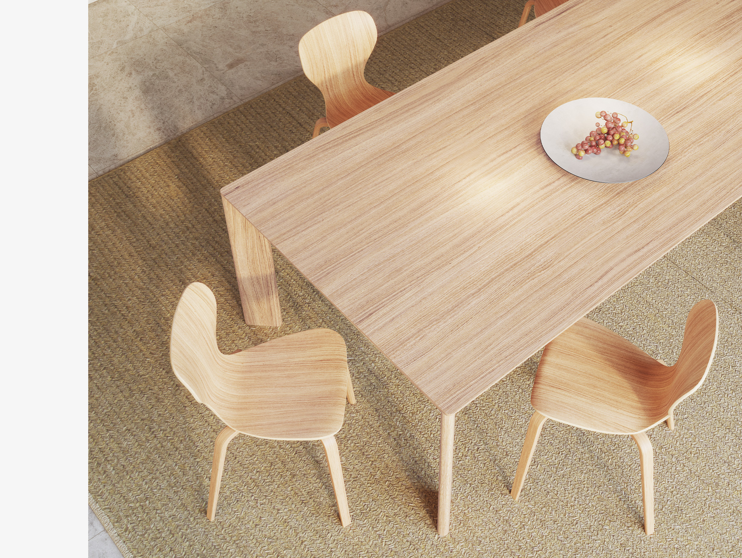 Viccarbe john pawson foro table lifestyle