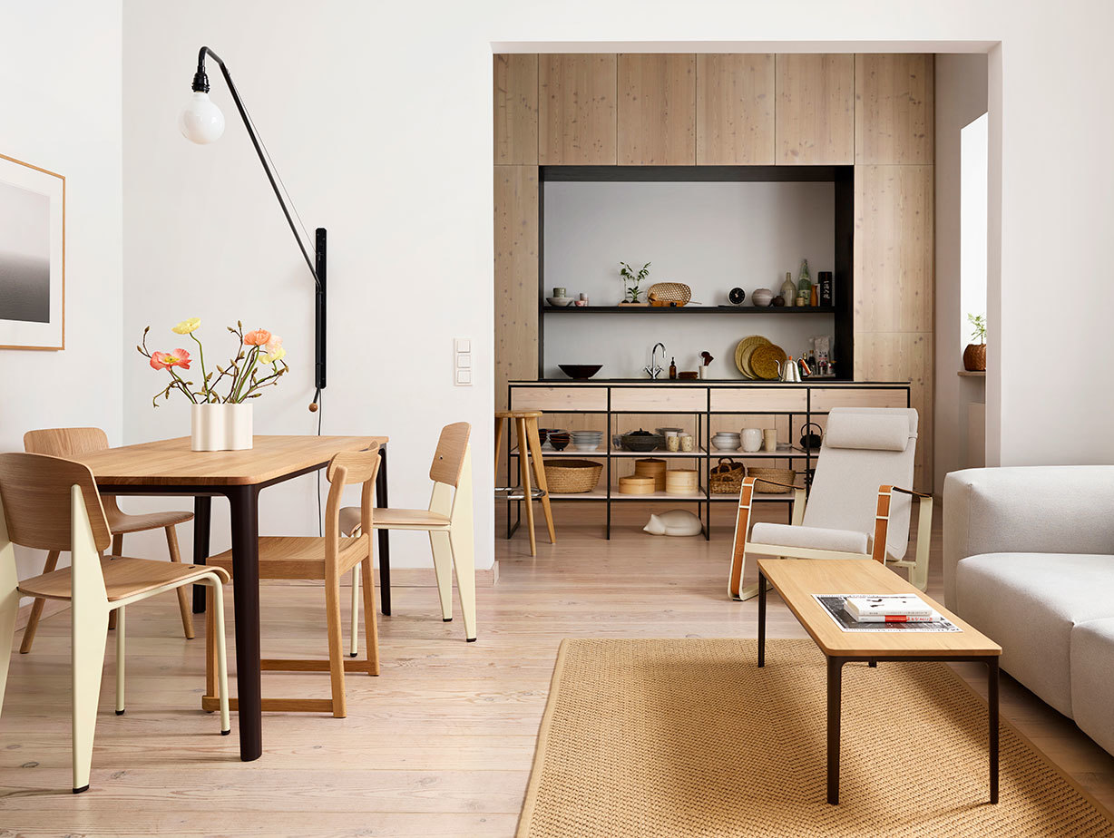 Vitra Cite Plate Dining Table Standard HAL Plate Table Soft Modular Sofa Potence