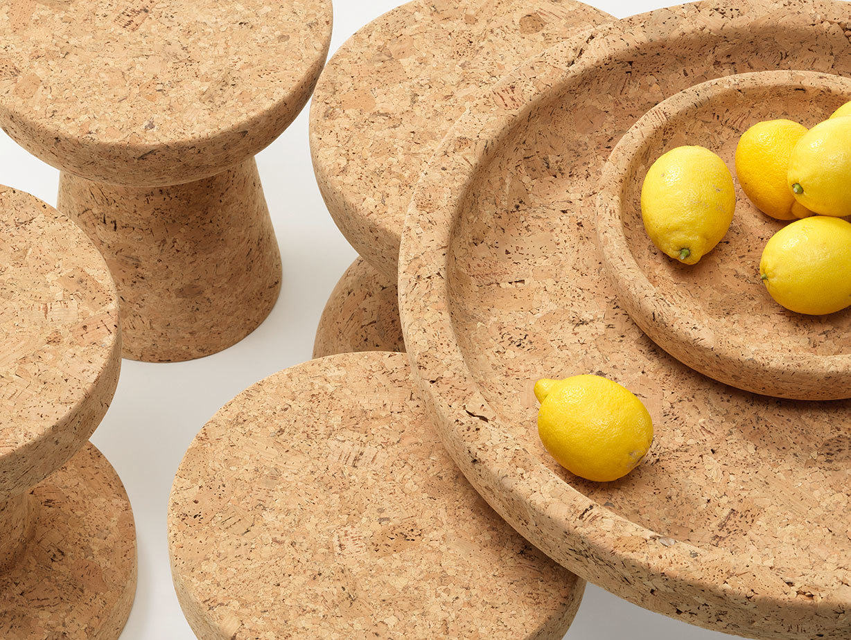 Vitra Cork Family Cork Bowl Group Detail