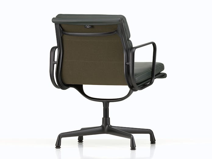 Vitra EA208 Soft Pad Group Chair black back view