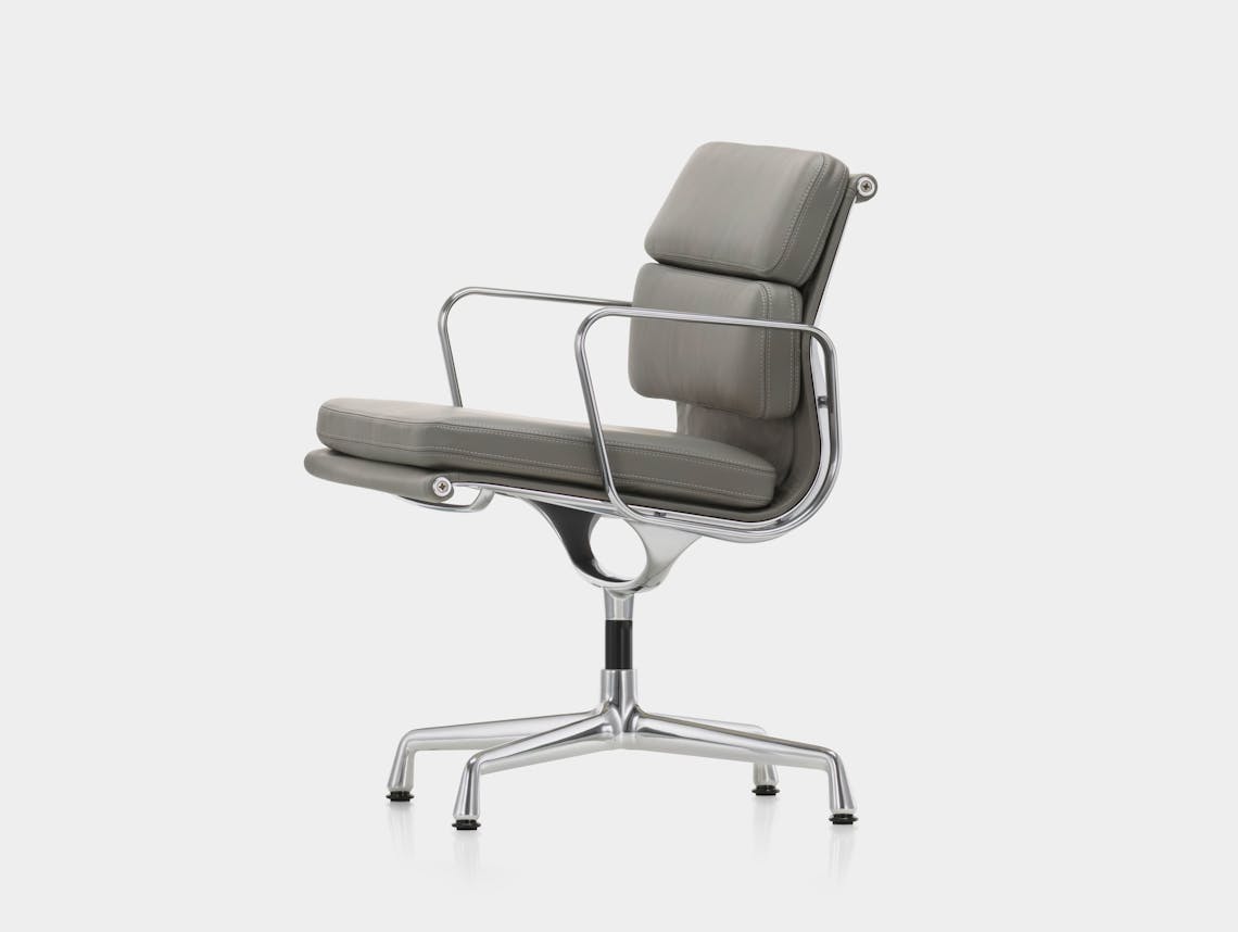 Vitra EA208 Soft Pad Group Chair polished alu granite