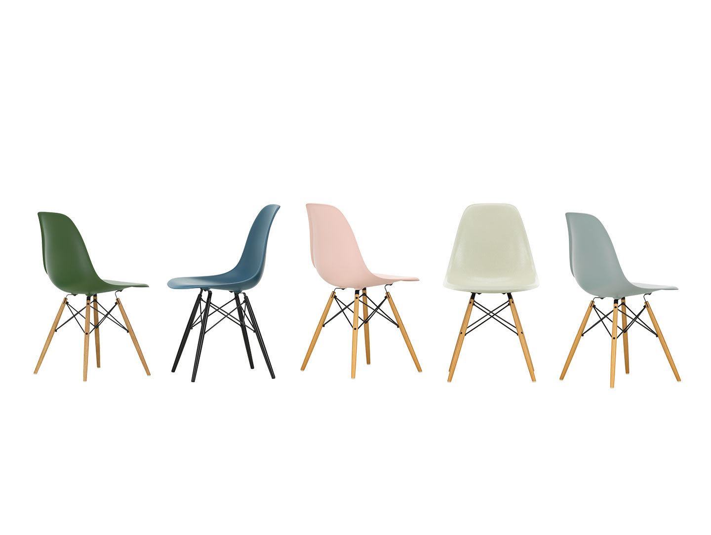 Vitra Eames Plastic Side Chair DSW 5