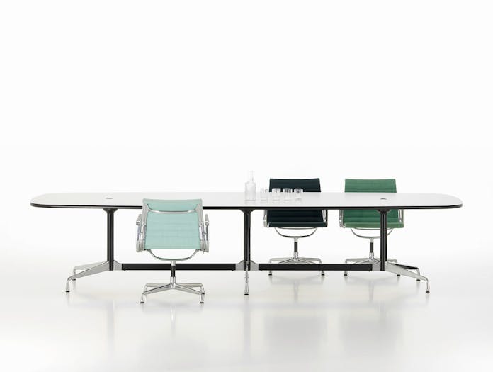 Vitra Eames Segmented Conference Table L 360 white laminate