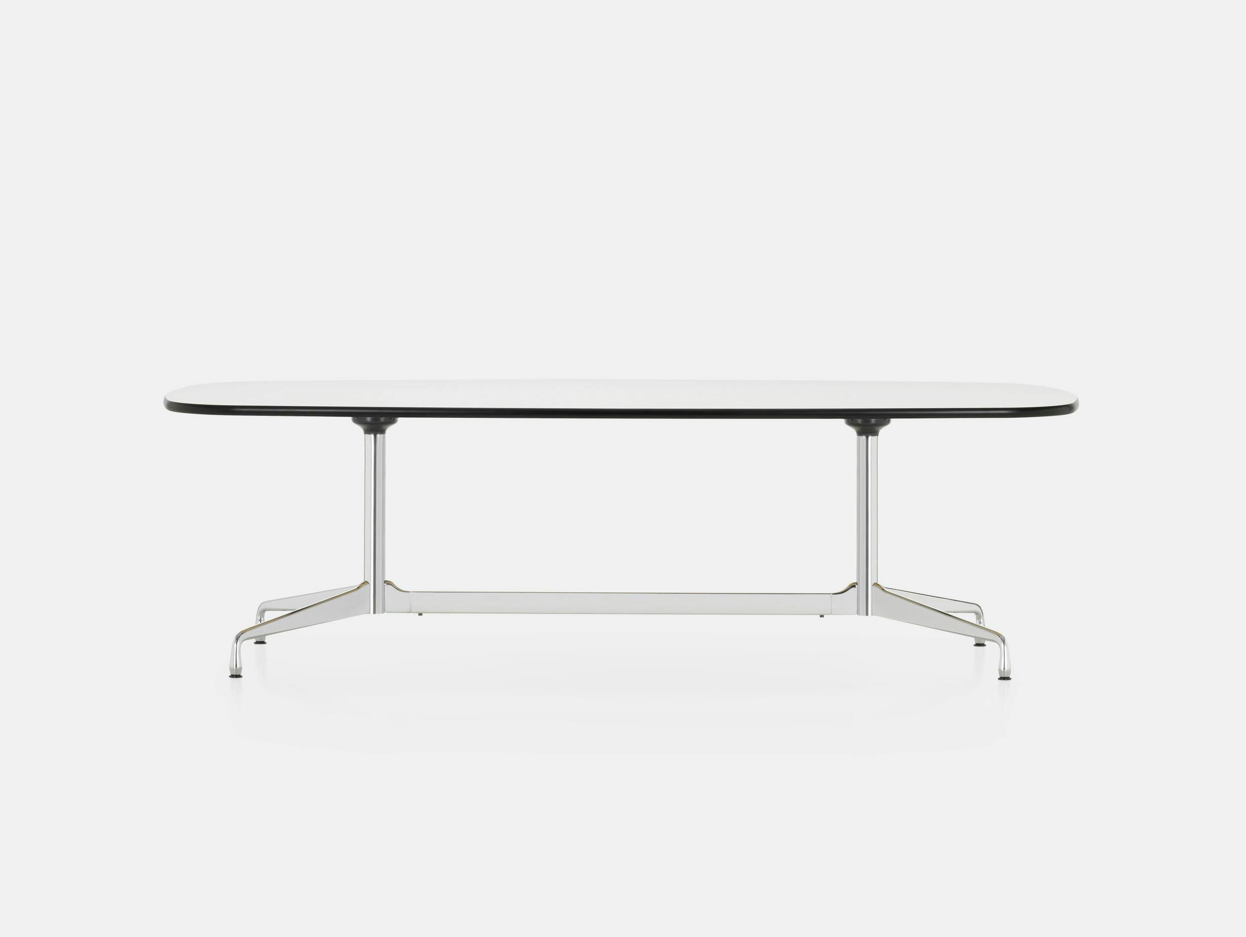 Vitra Eames Segmented Table L 280 white laminate chrome