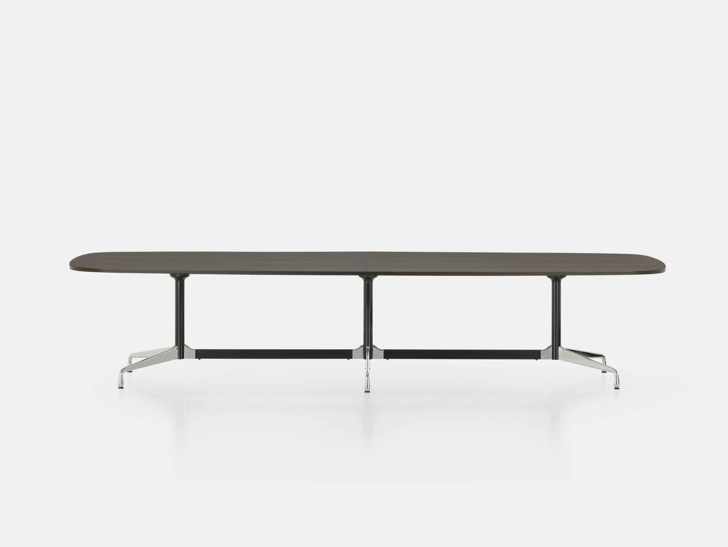 Vitra Eames Segmented Table L 360 dark oak