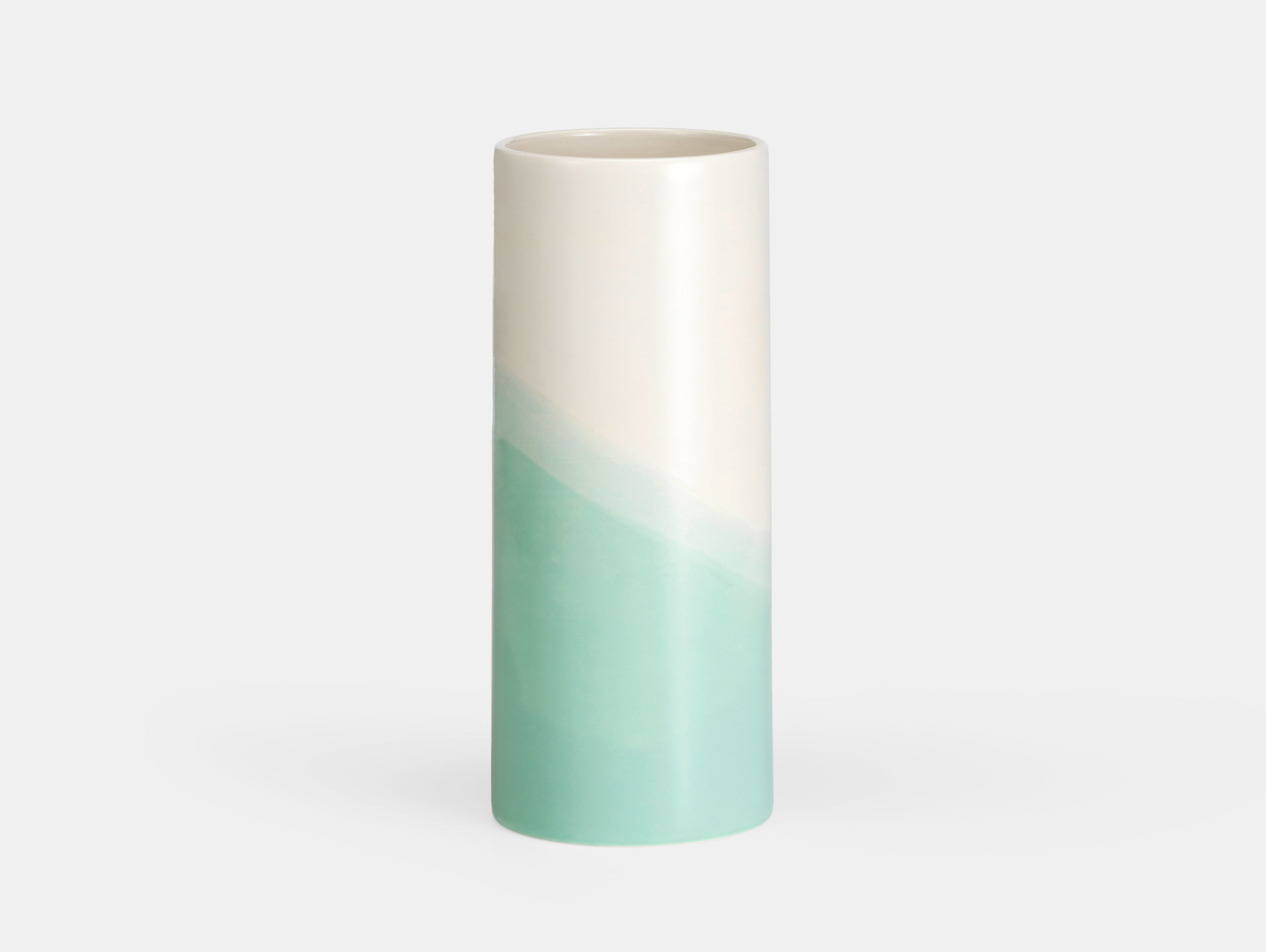 Vitra Herringbone Plain Vase Mint Raw Edges