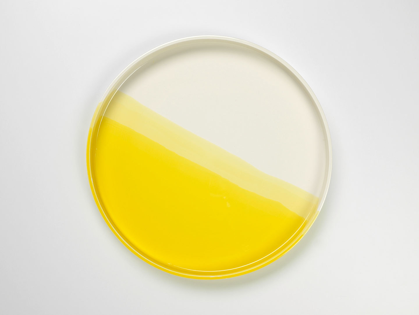 Vitra Herringbone Tray Yellow 2 Raw Edges