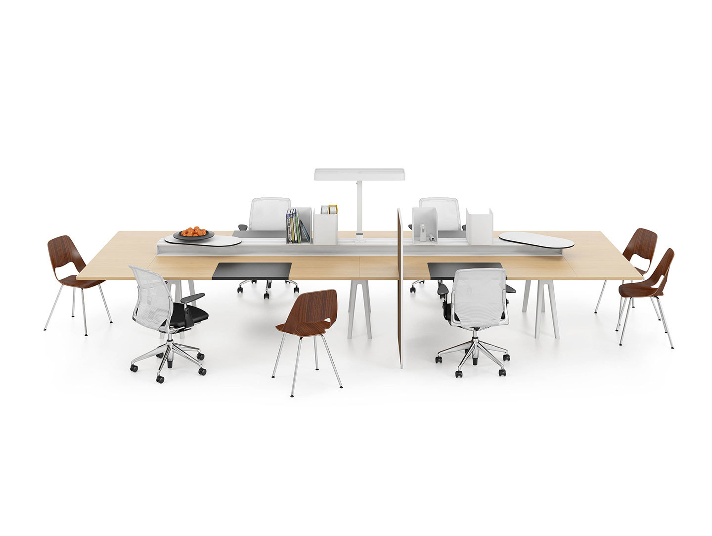 Vitra Joyn Platform light oak veneer