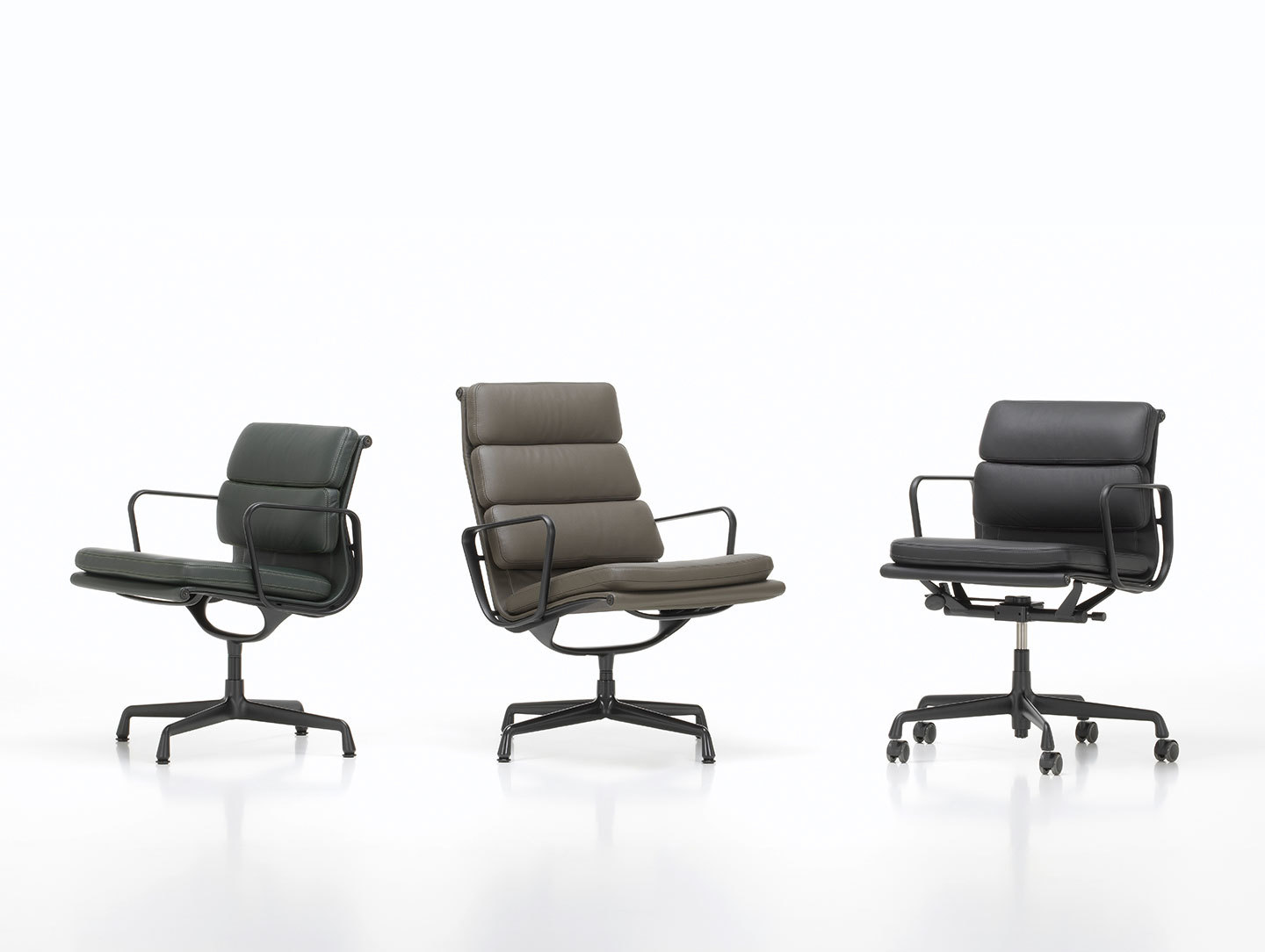 Vitra Soft Pad Chairs Charles Ray Eames