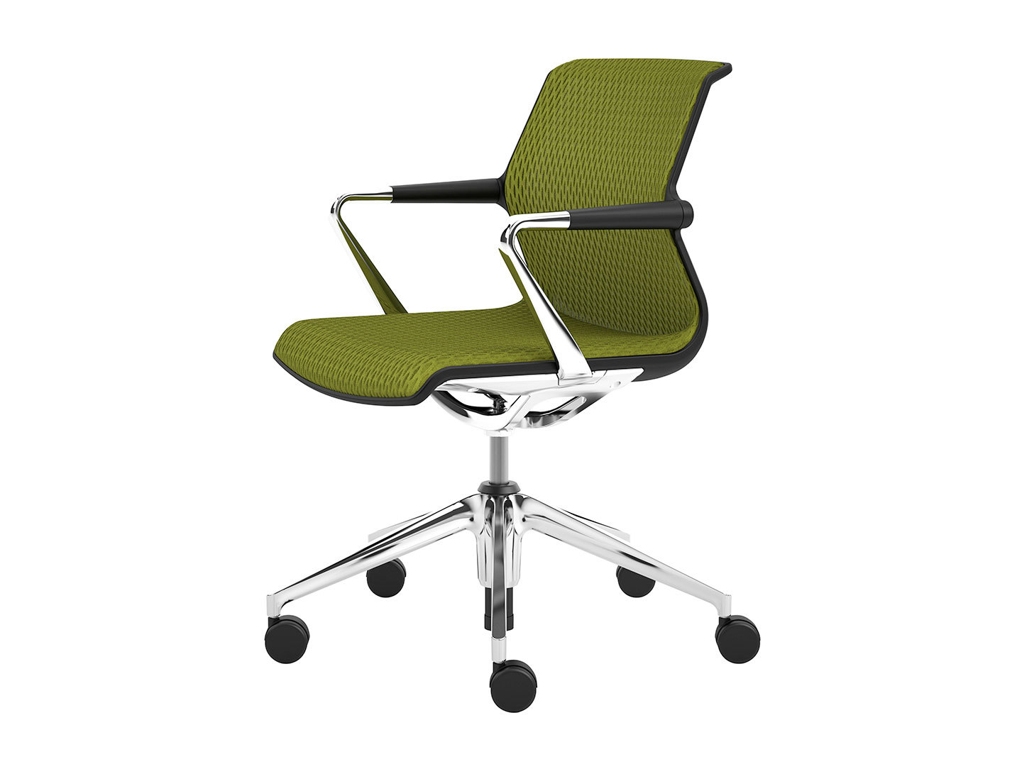 Vitra Unix Chair 1 Avocado Diamond Mesh Antonio Citterio