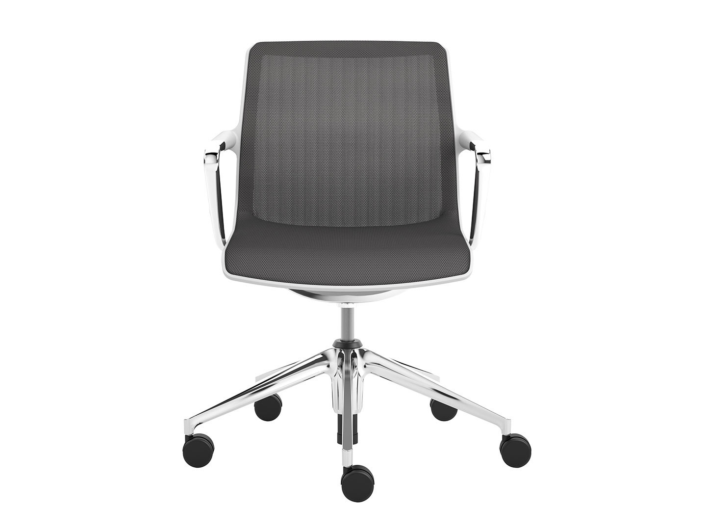 Vitra Unix Chair 2 Mauve Grey Silk Mesh Antonio Citterio