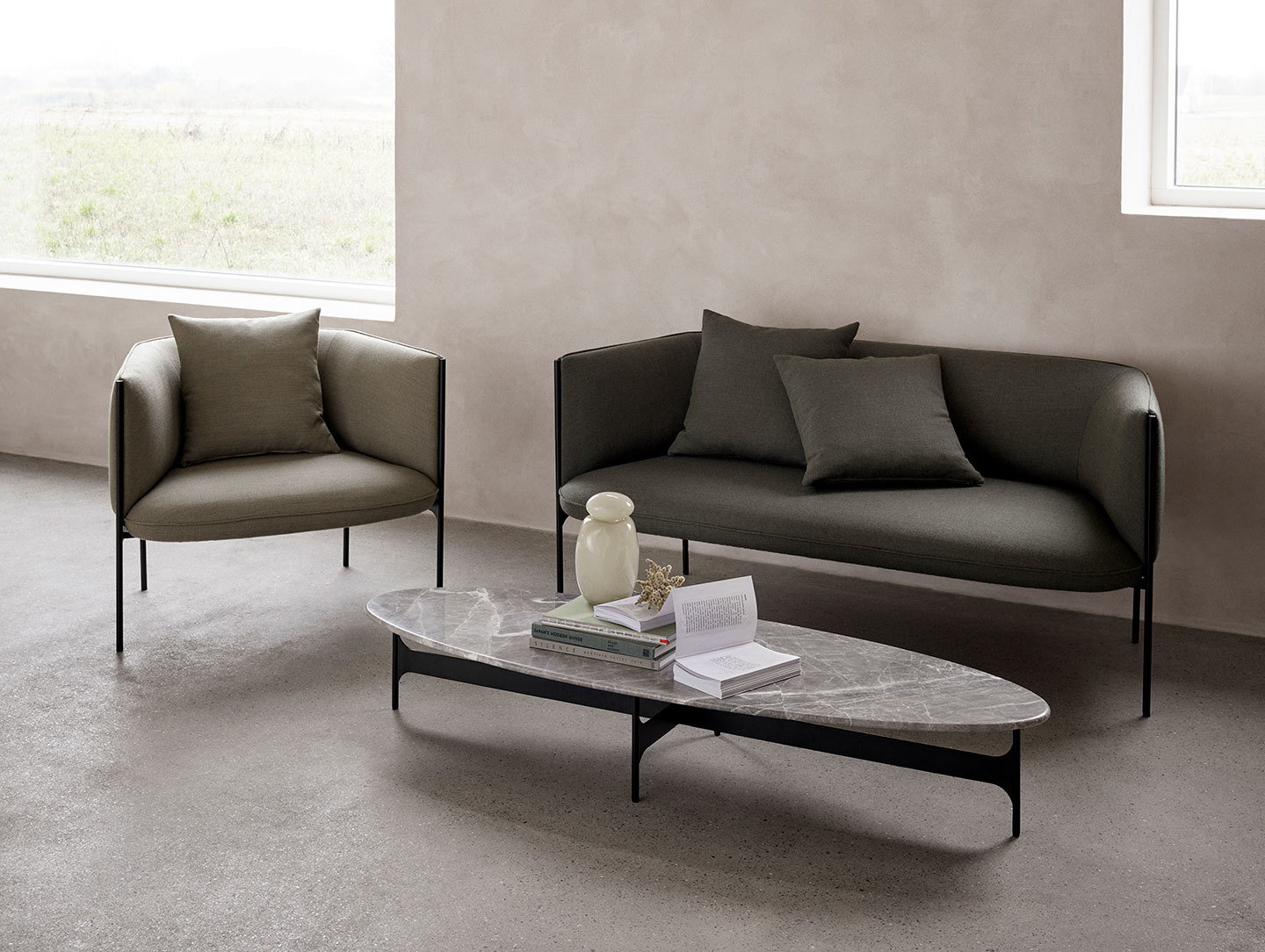 Wendelbo Sepal Sofa and Armchair Luca Nichetto