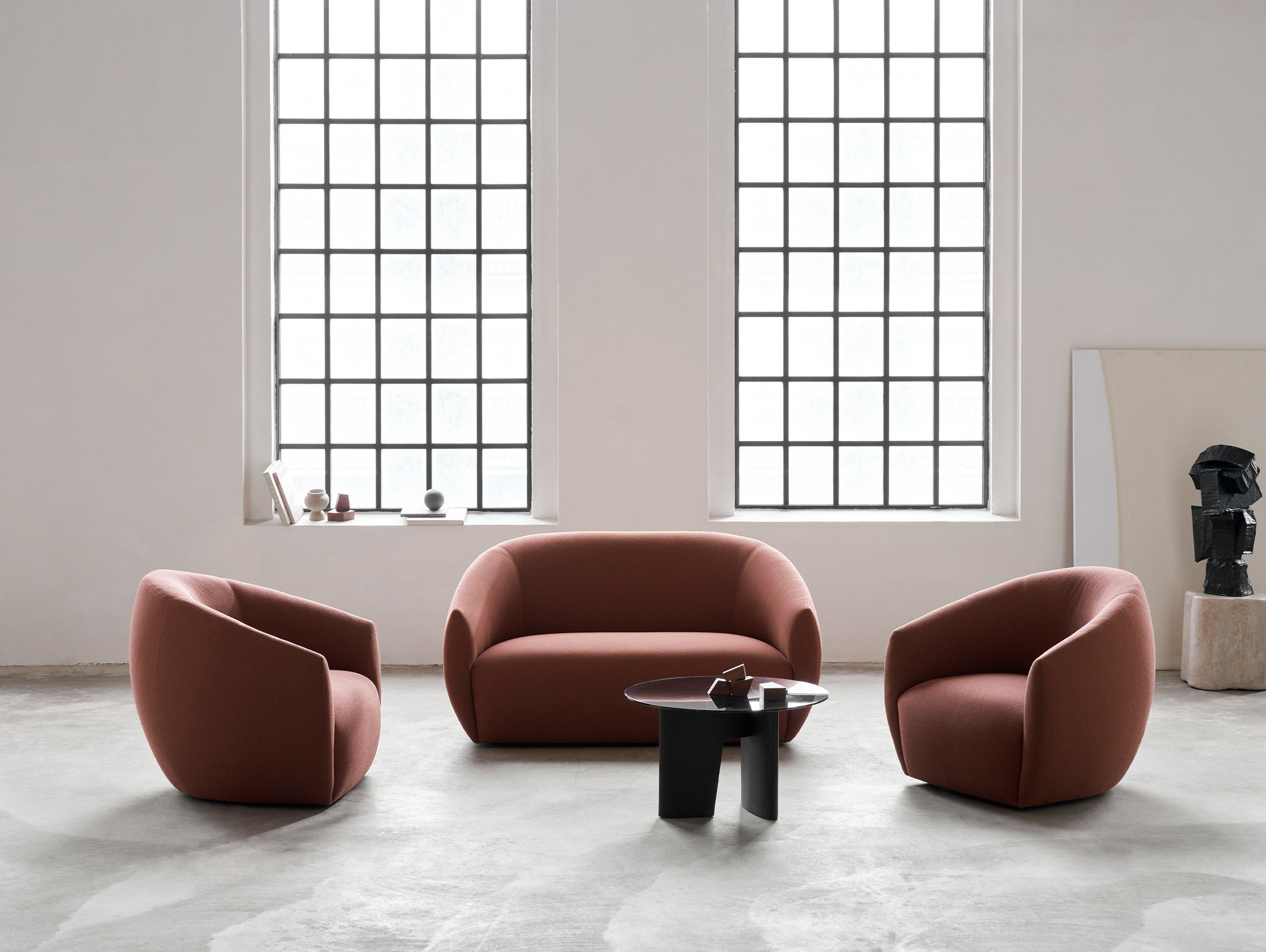 Wendelbo sarah rousselle lobby lounge chair lifestyle3