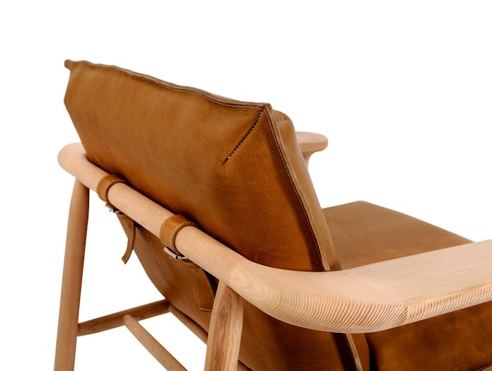 Zanat Igman Lounge Chair back detail Harri Koskinen