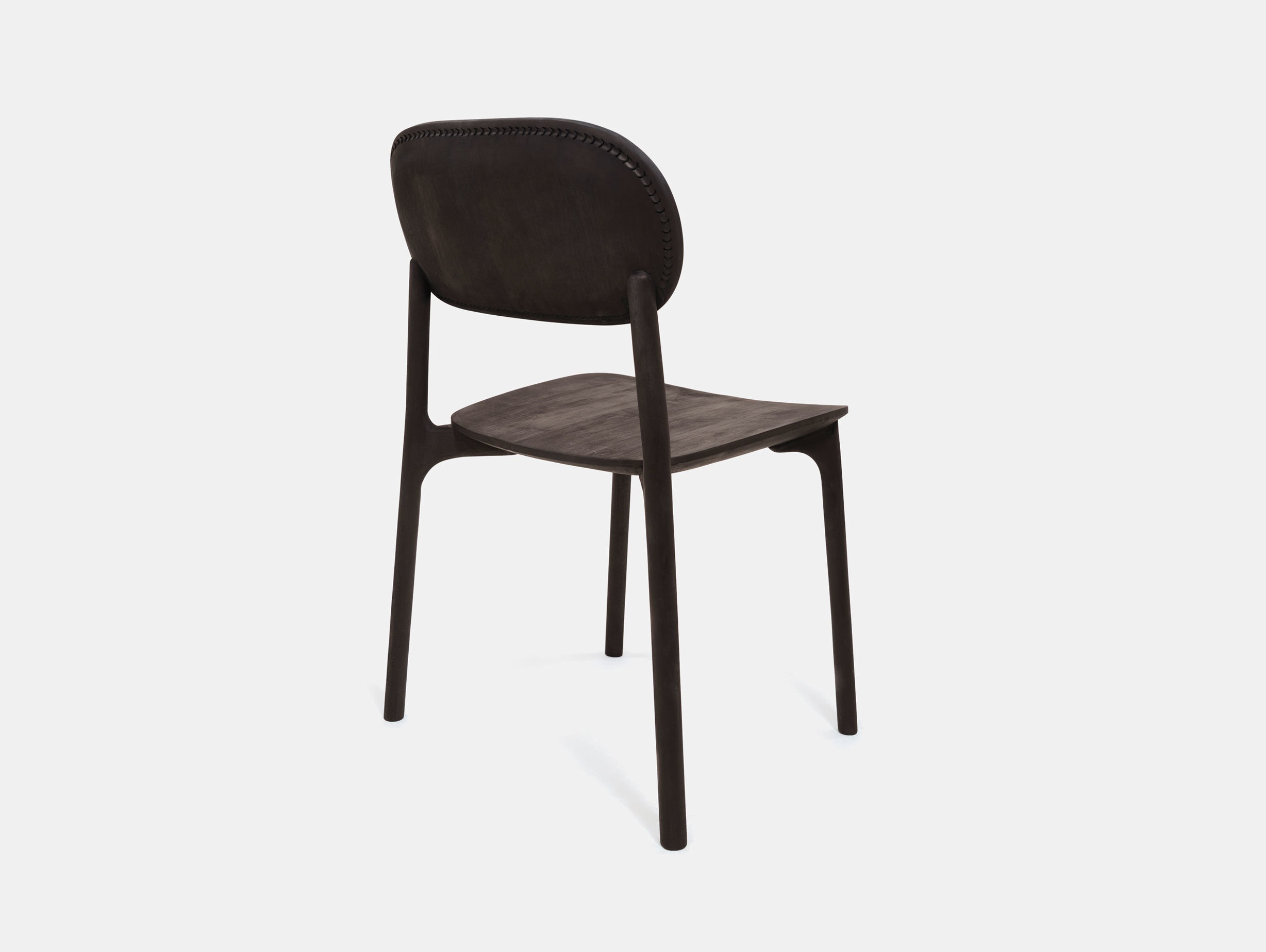 Zanat Unna Chair Maple Black with Reshma Edge I Monica Forster