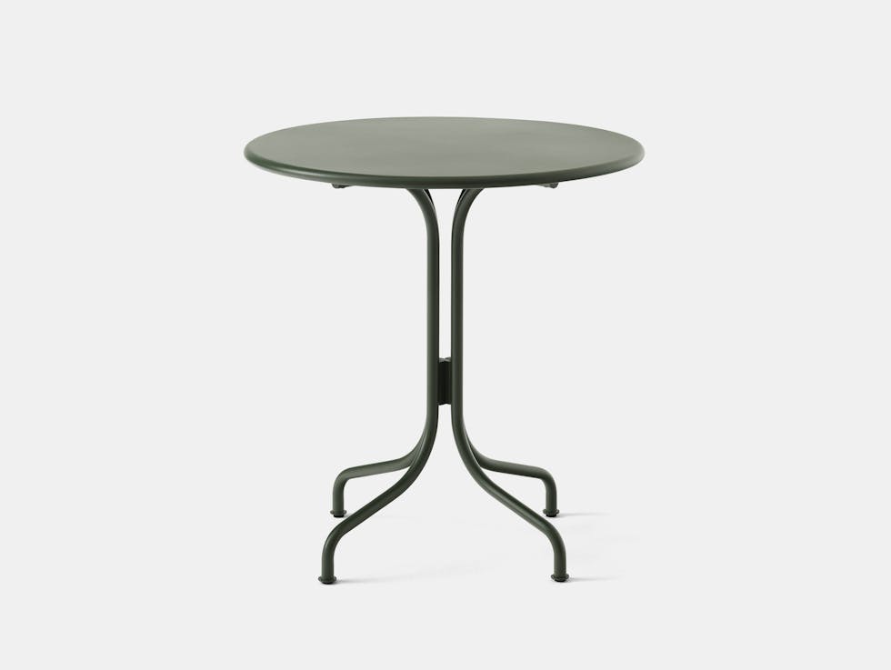 Tradition Space Copenhagen Thorvald Cafe Table Round Bronze Green