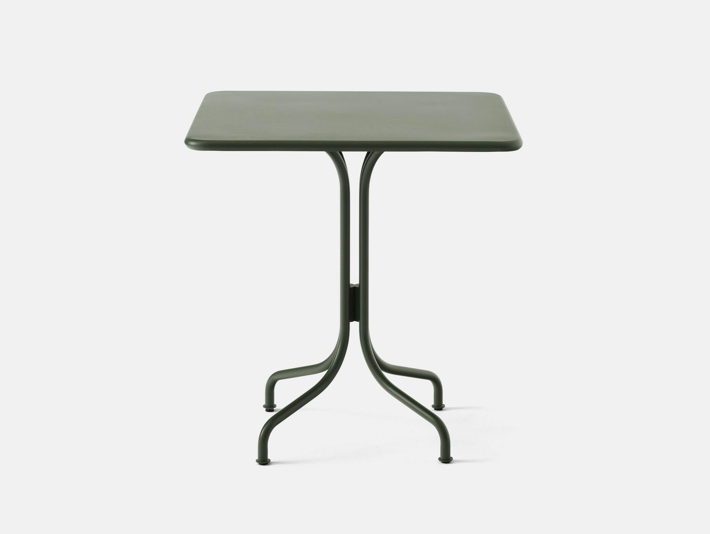 Tradition Space Copenhagen Thorvald Cafe Table Square Bronze Green