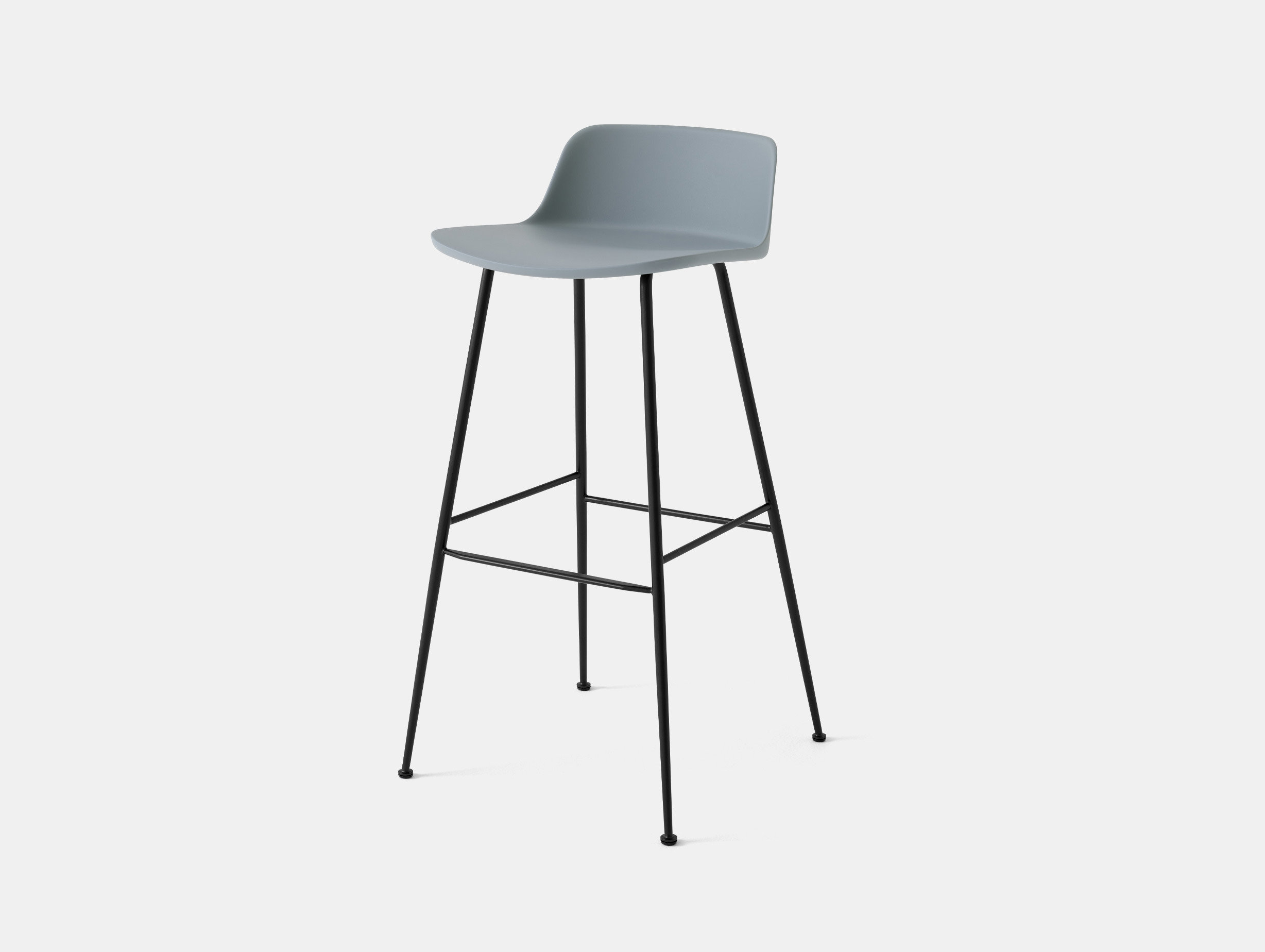 And tradition hee welling rely bar stool hw86 black base light blue