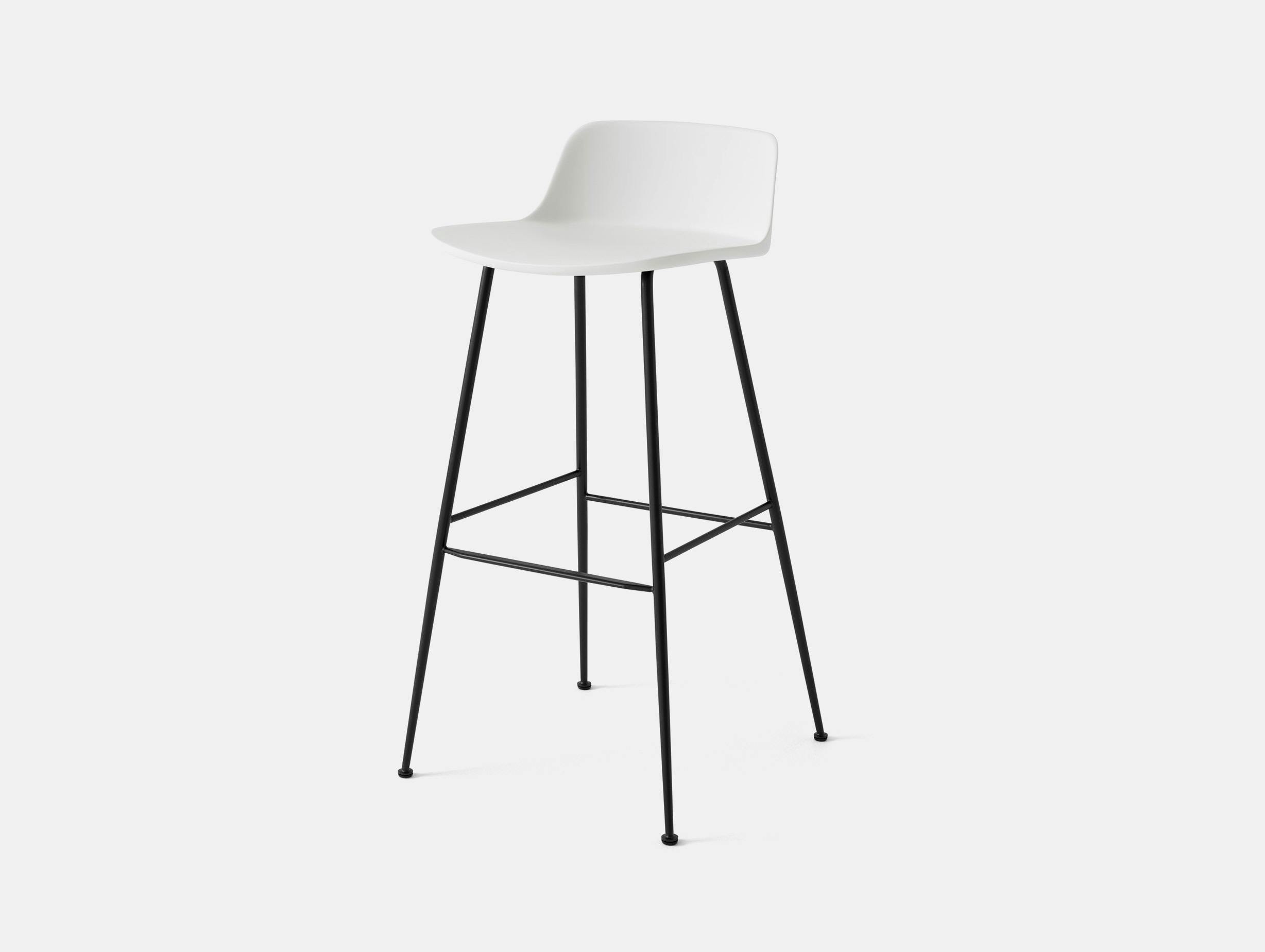 And tradition hee welling rely bar stool hw86 black base white