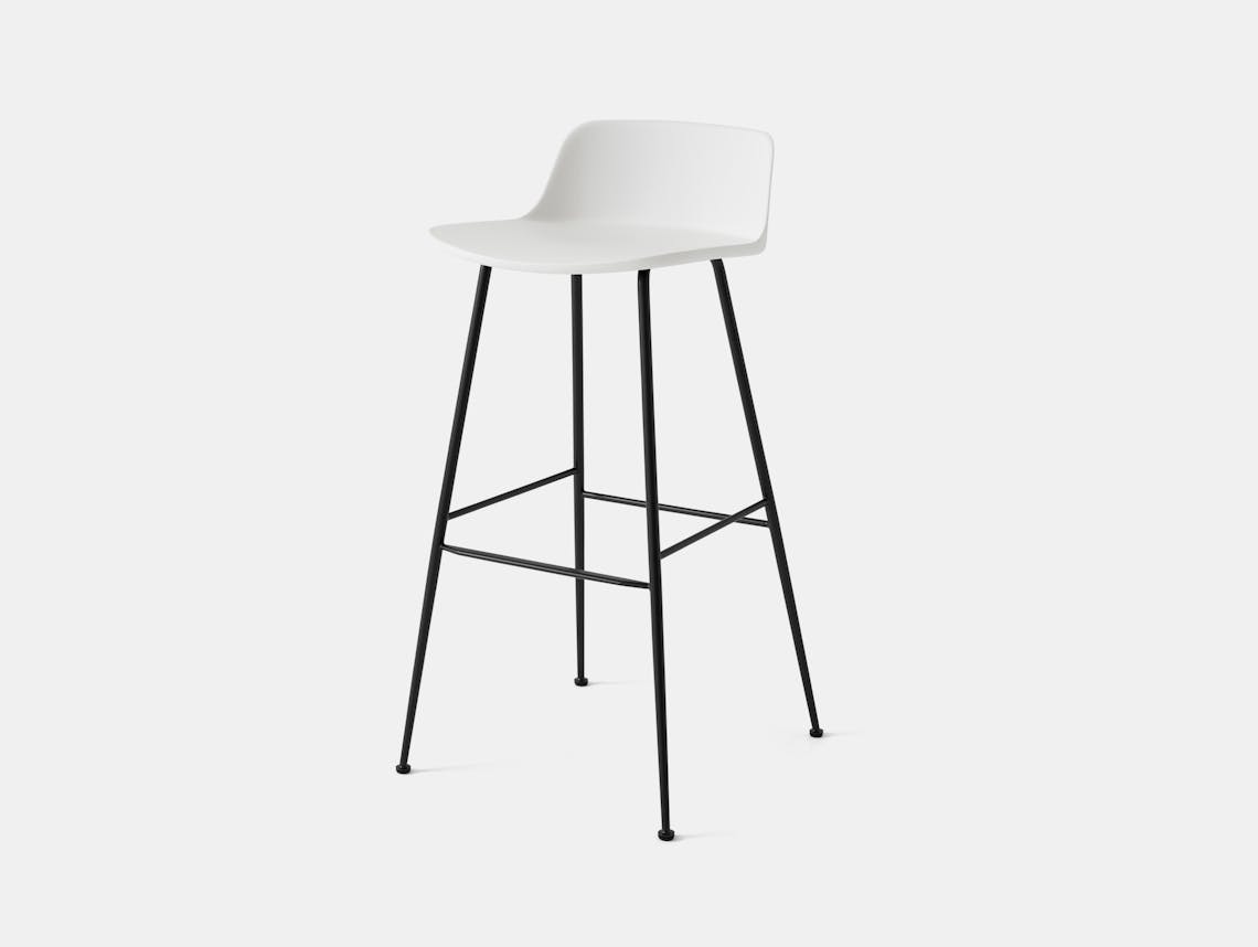 And tradition hee welling rely bar stool hw86 black base white