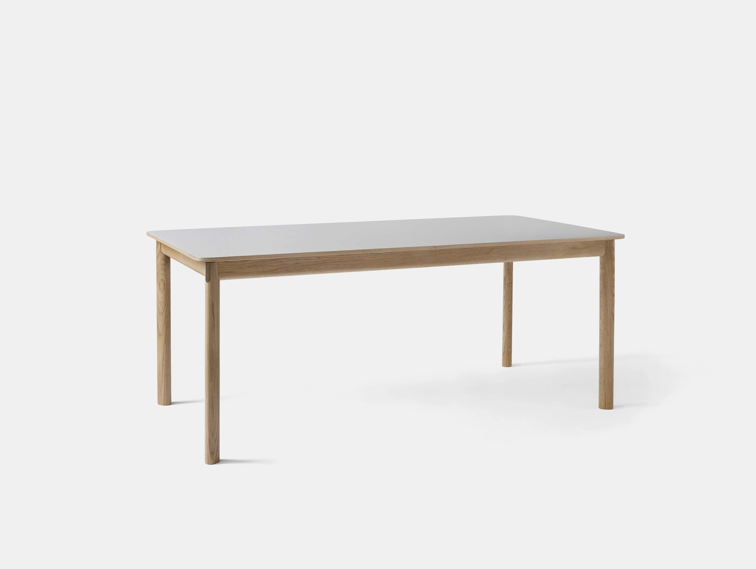Andtradition hee welling patch table hw1 white oiled oak fenix beige