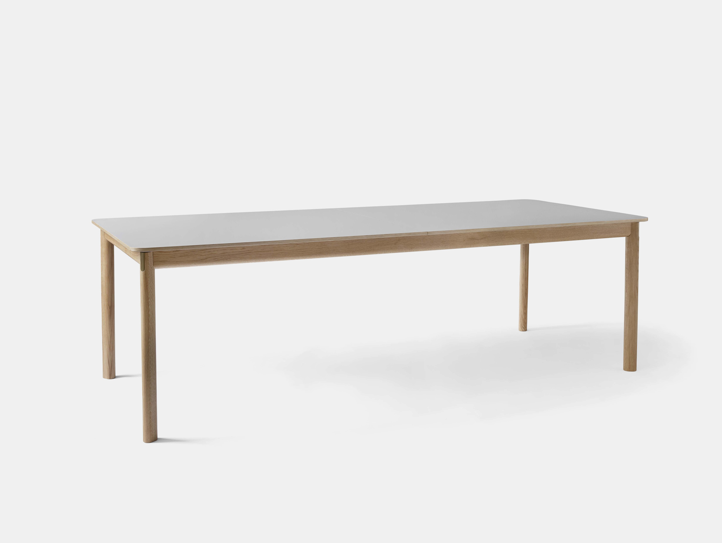 Andtradition hee welling patch table hw2 white oiled oak fenix beige