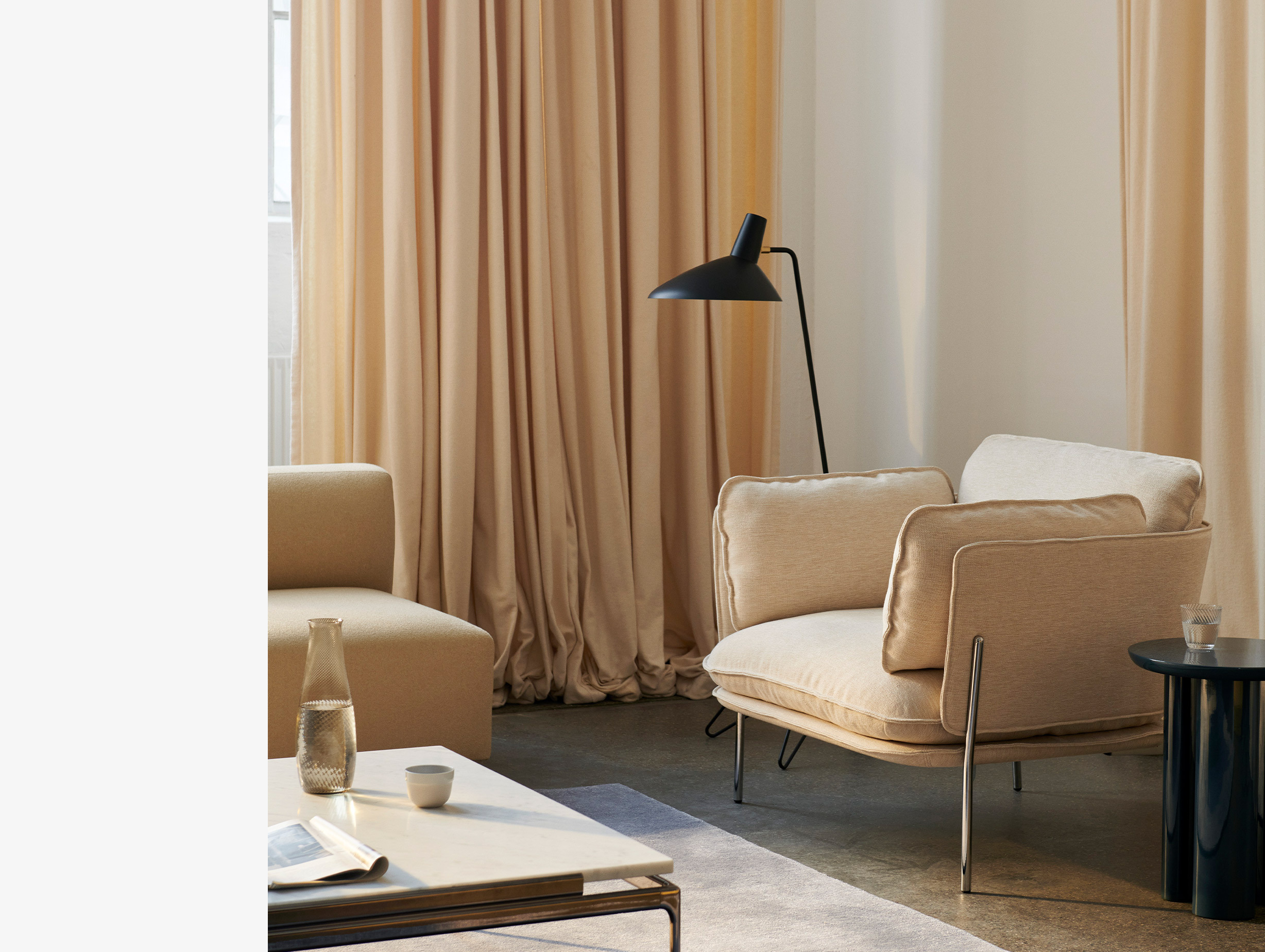 Andtradition hm8 tripod lamp hvidt molgaard lifestyle