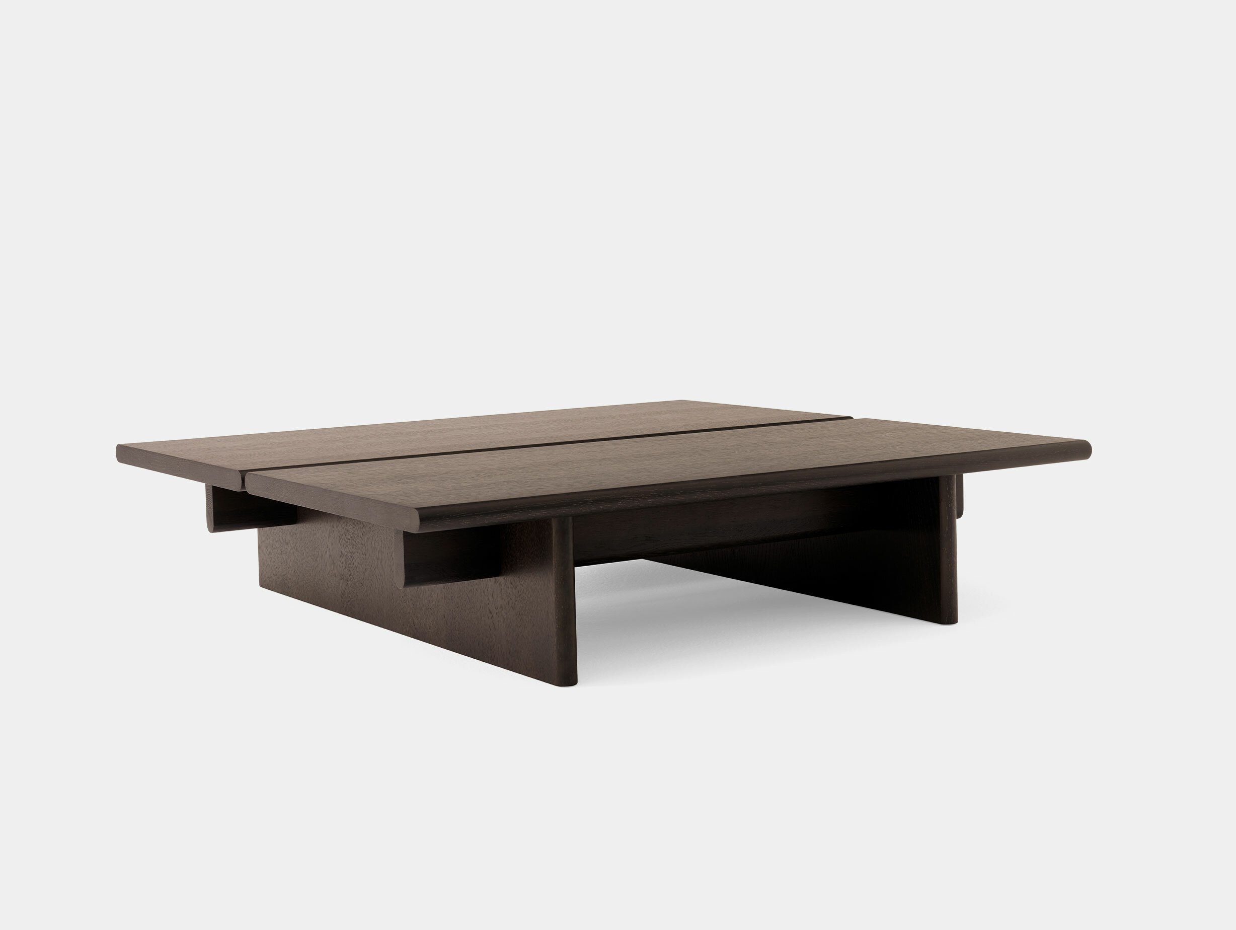 Andtradition oeostudio coffee table OS4 veneer dark stained oak