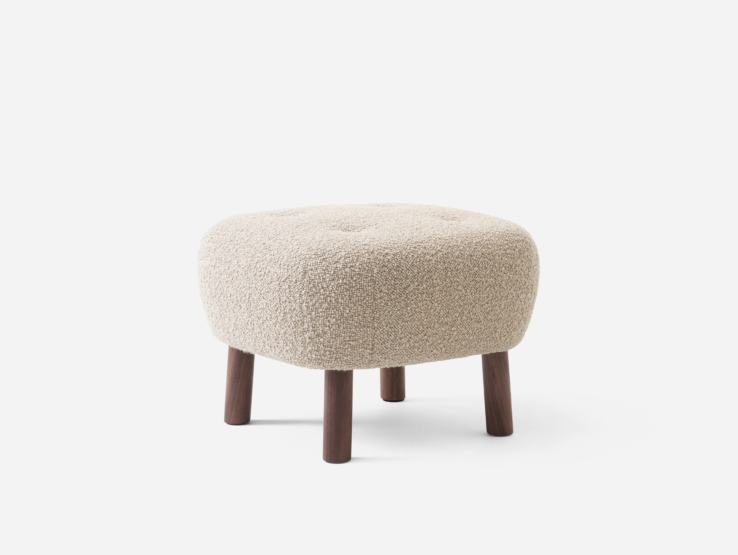 Andtradition pouf karakorum walnut