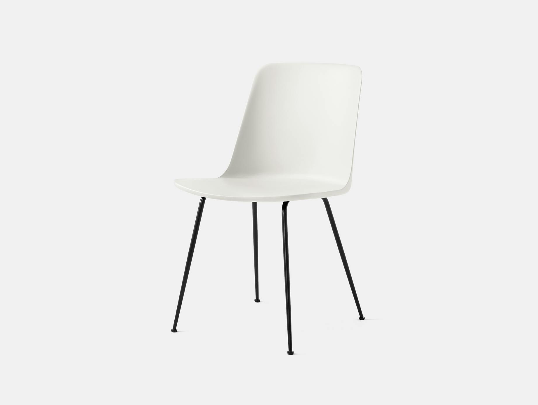 Andtradition rely chair four leg blk white
