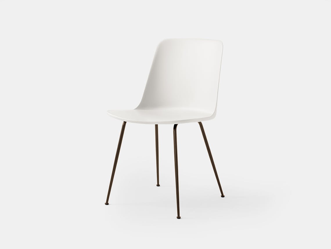 Andtradition rely chair four leg brz white