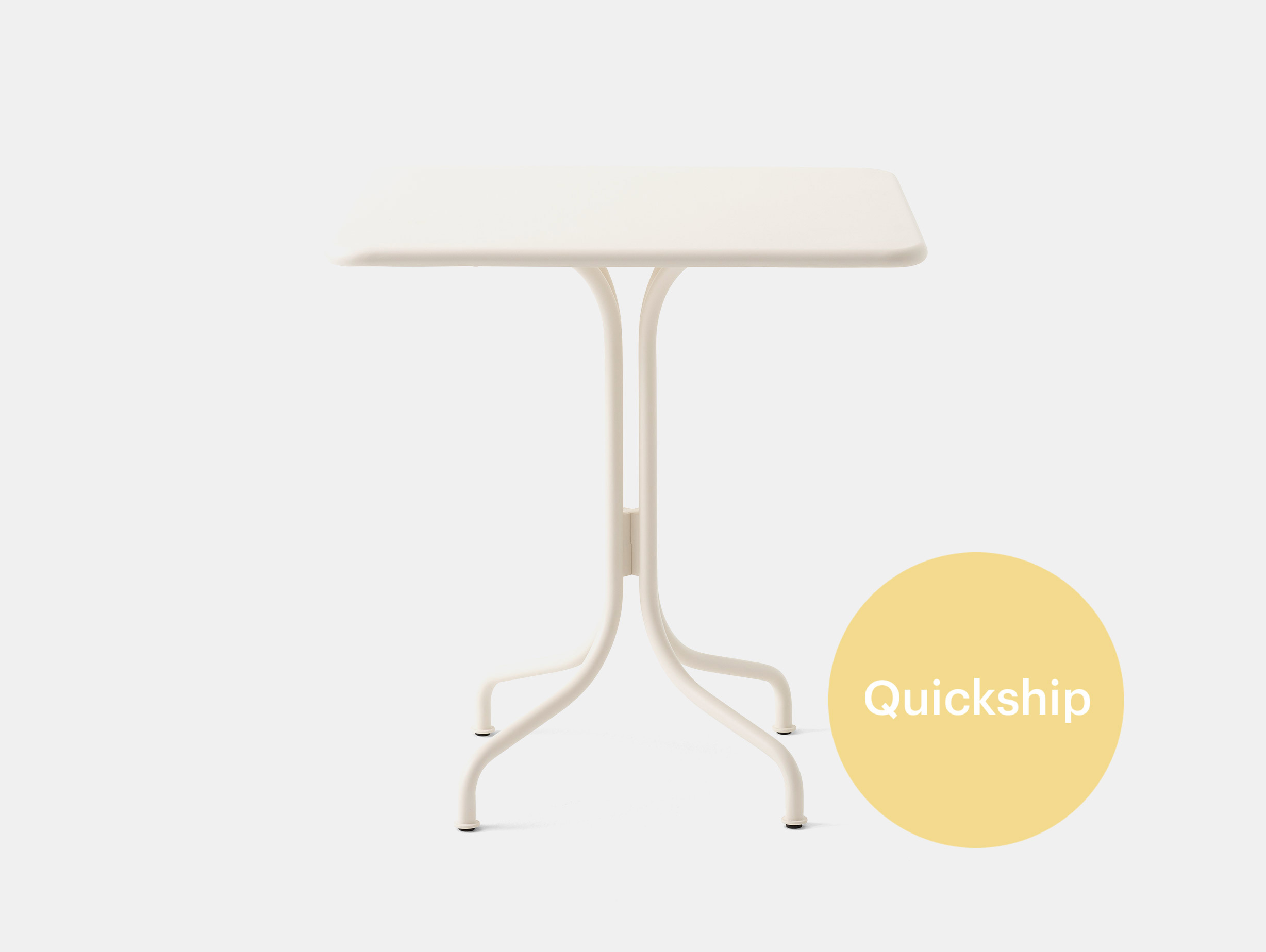 Quickship Tradition Space Copenhagen Thorvald Cafe Table Square Ivory