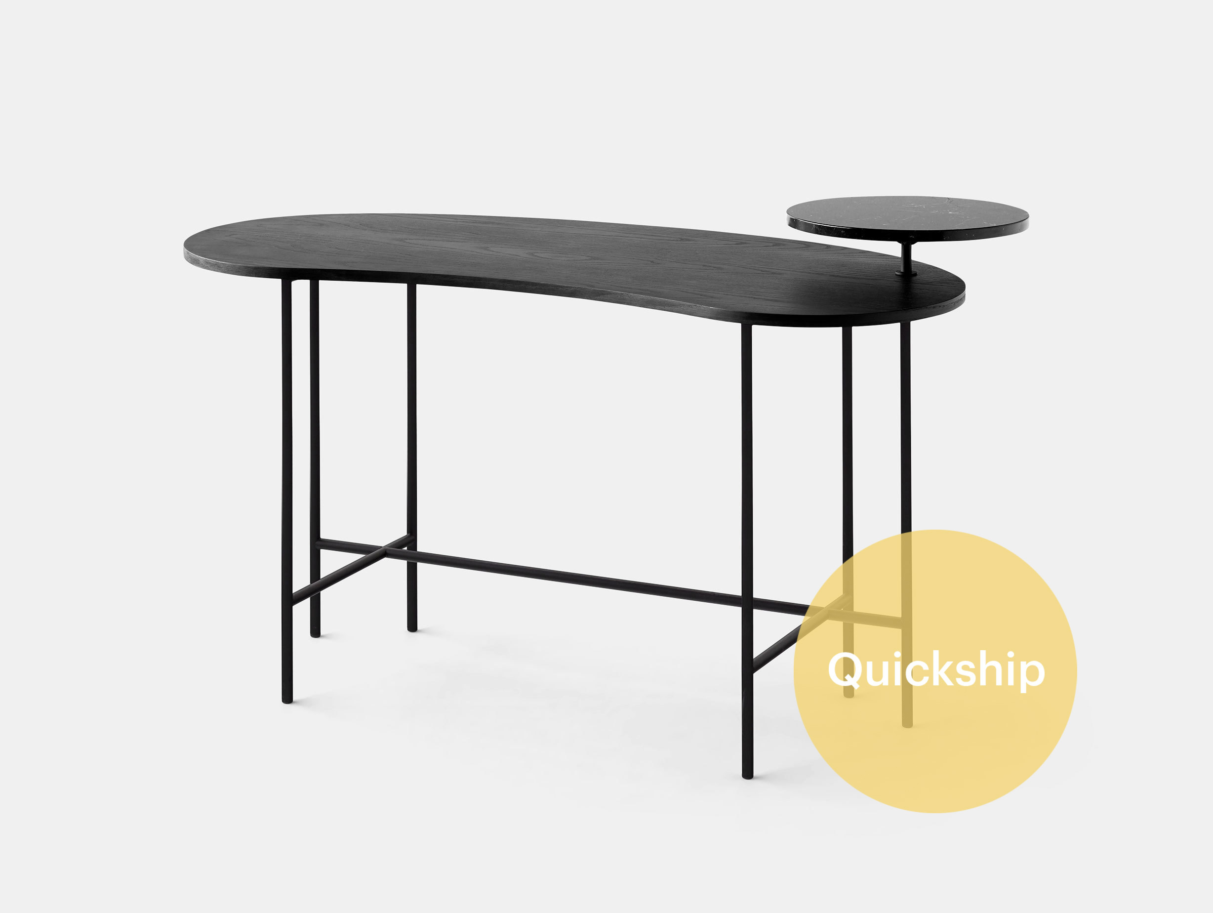 Quickship and tradition palette desk black jaime hayon