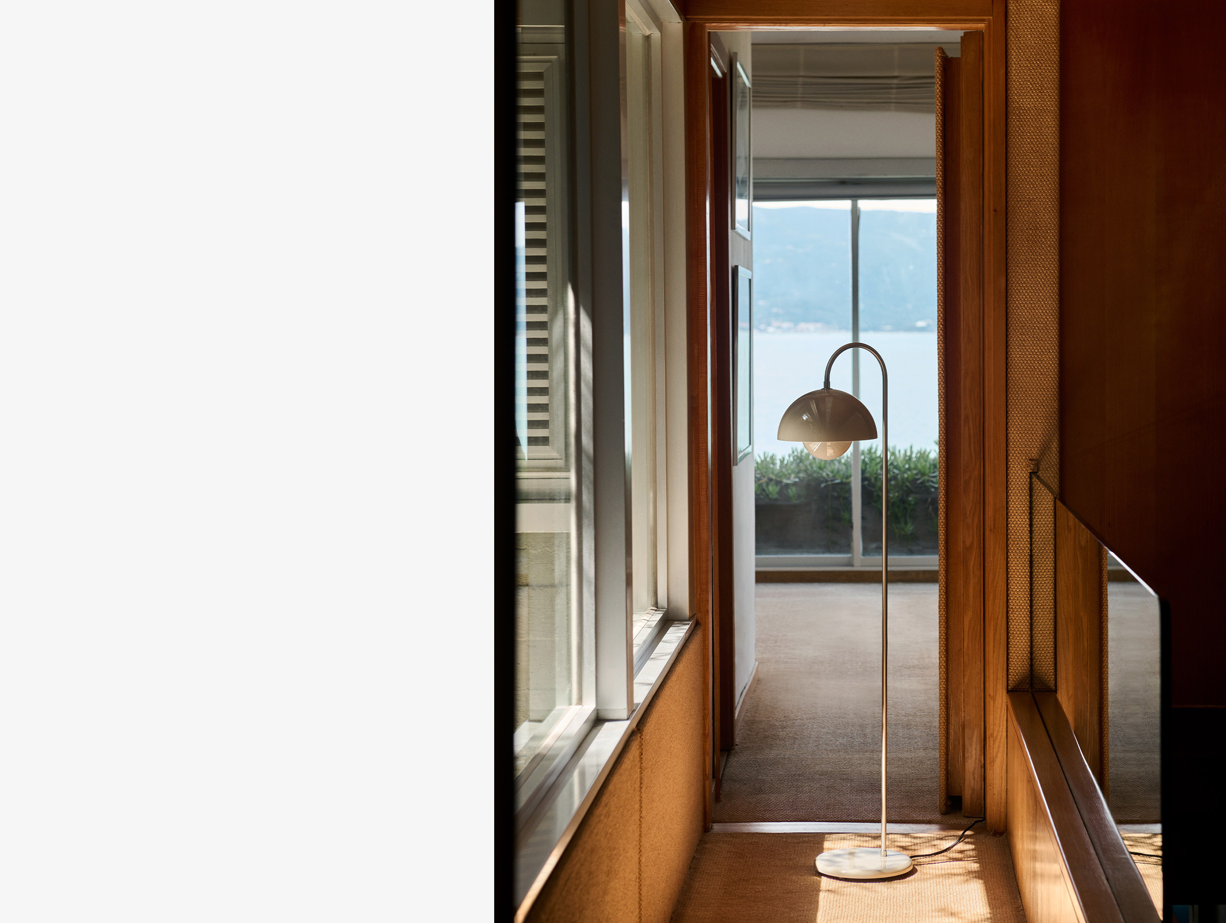 Quickship and tradition verner panton flowerpot floor lamp vp12 lifestyle