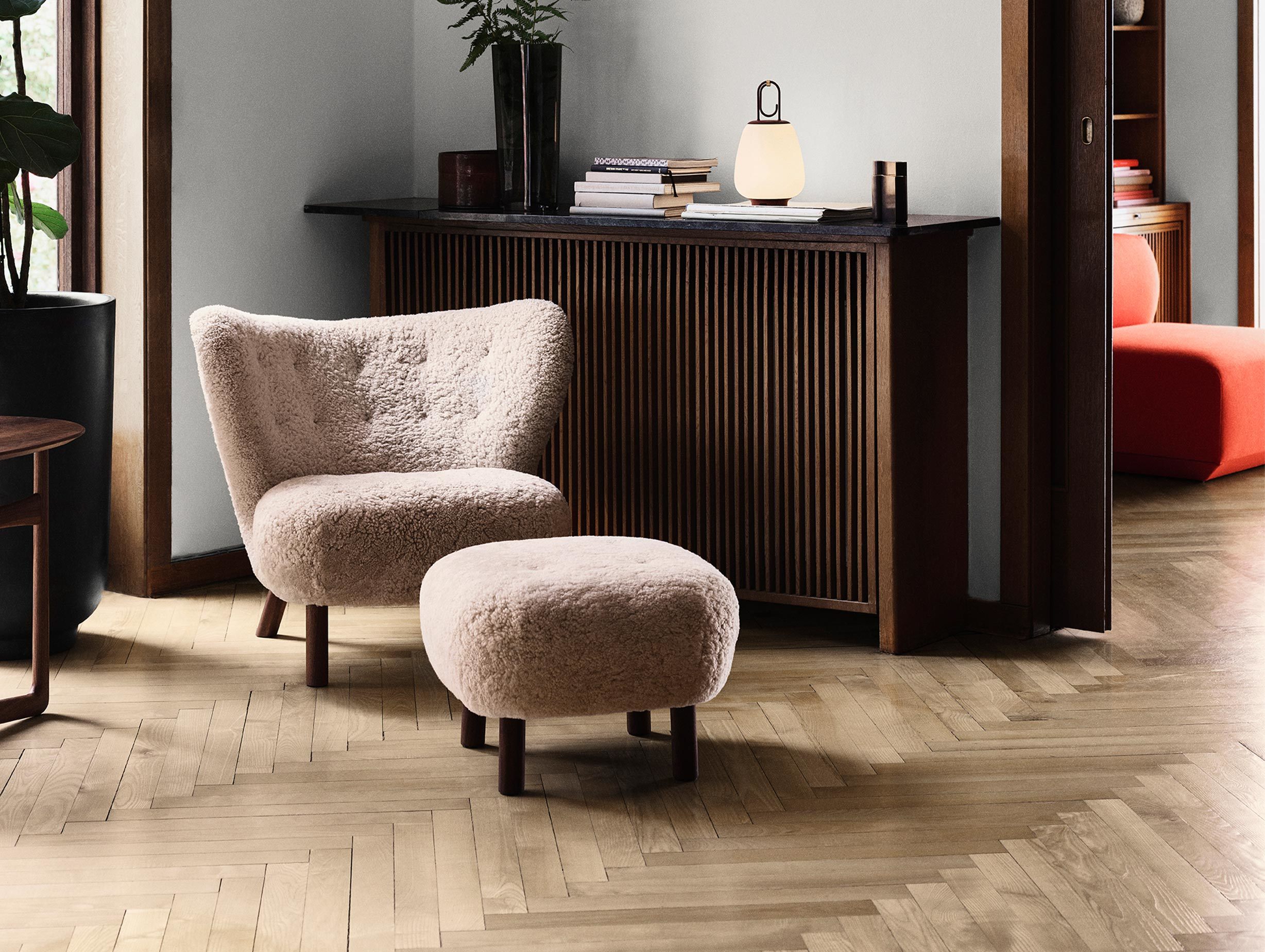 Andtradition little petra lounge chair pouf 3