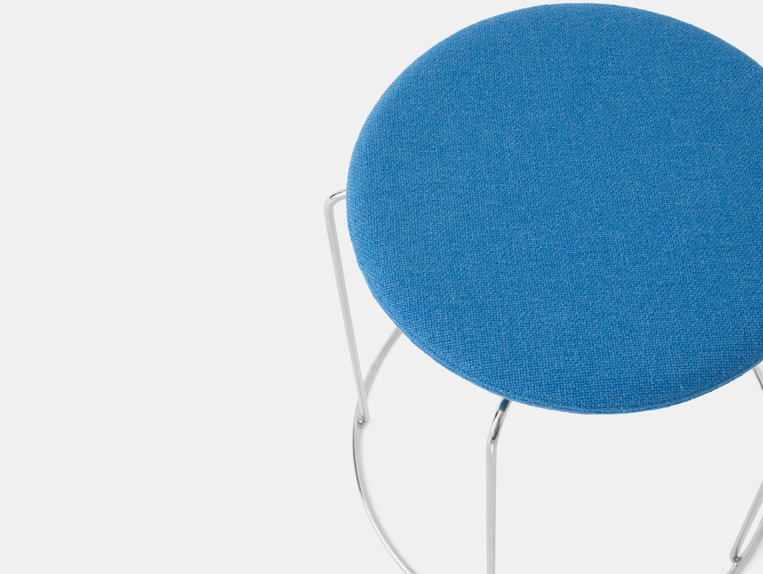 Tradition verner panton wire stool vp11 mirror polished steel hallingdal lifestyle