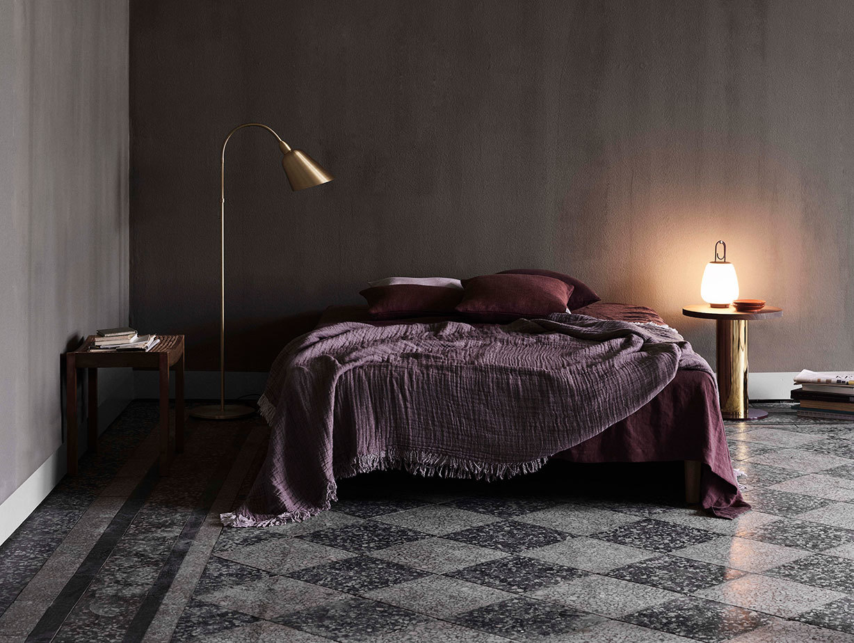 And Tradition Bellevue AJ7 Lucca SC51 Mezcla JH19 amp Tradition Collect Heavy Linen Cushion SC28 Linen Cushion SC27 amp SC28 Cotton Throw SC33 Linen Bedspread