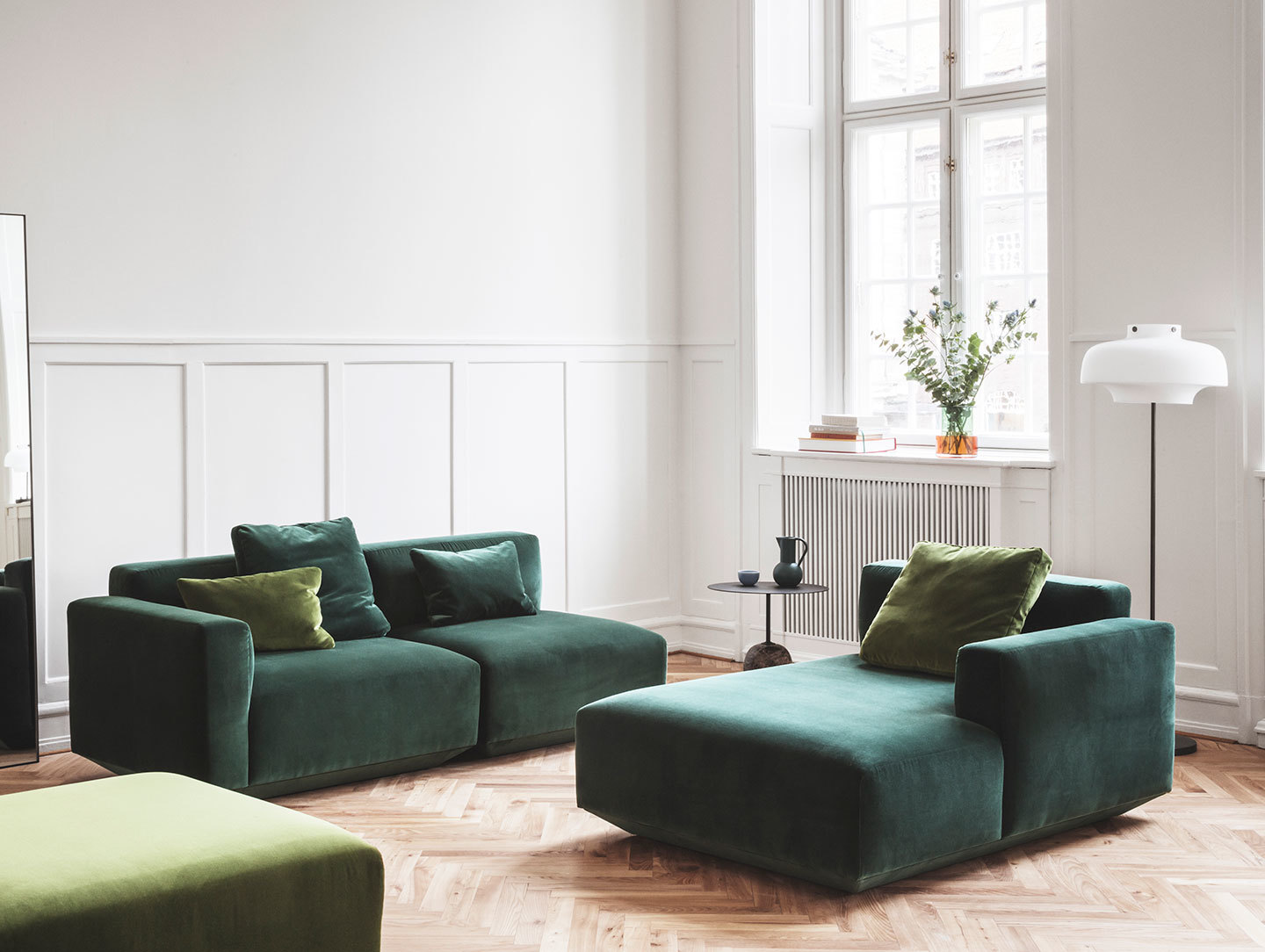 And Tradition Copenhagen Lato Tricolore Develius sofa