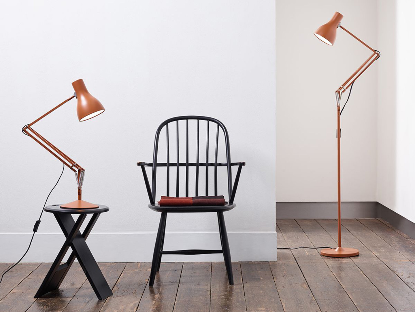 Anglepoise type 75 desk lamp sienna