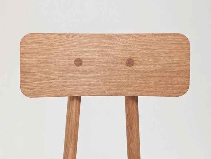 Another country another chair oak back detail mathias hahn