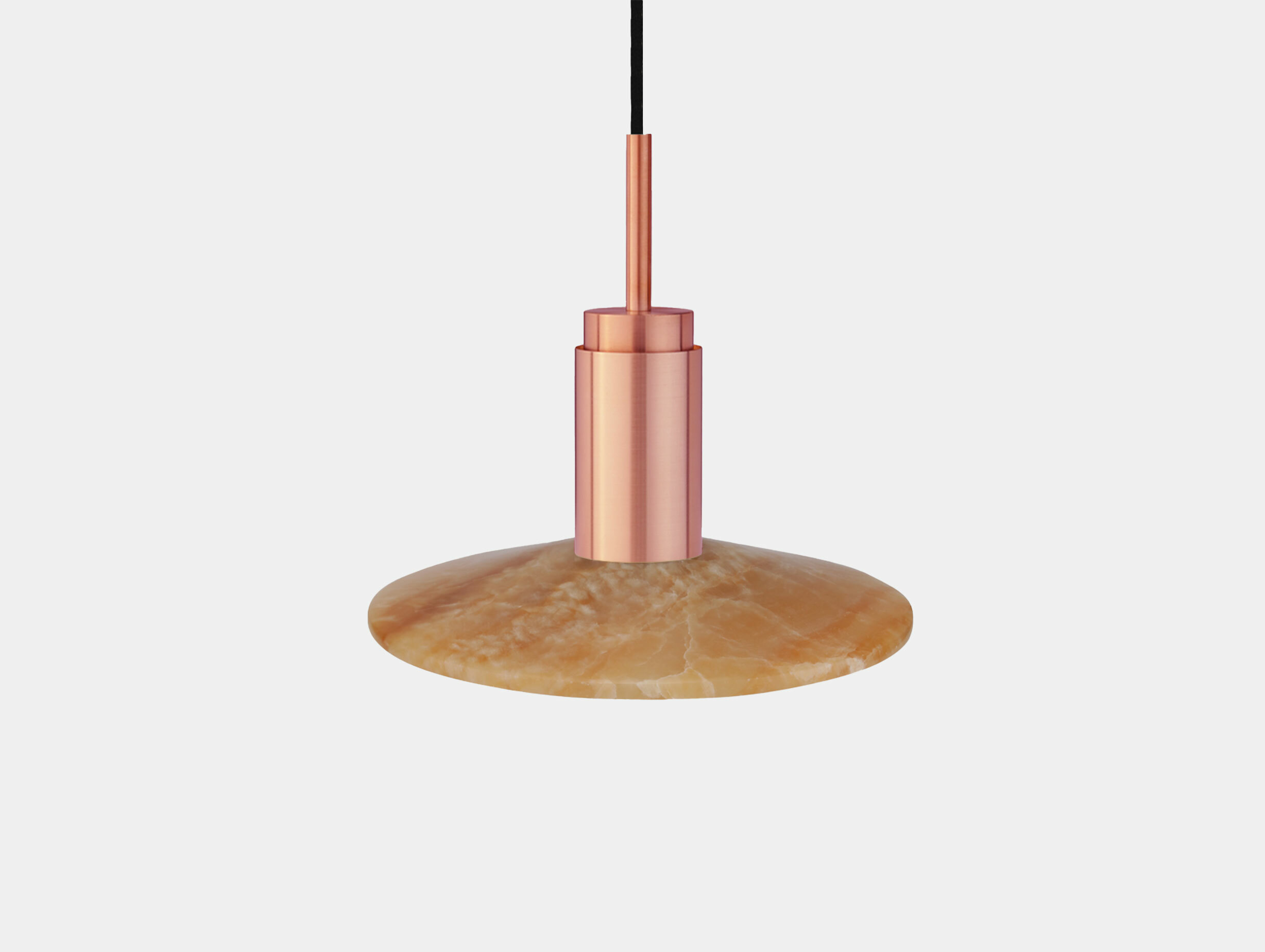 Anour donya onyx amber brushed copper