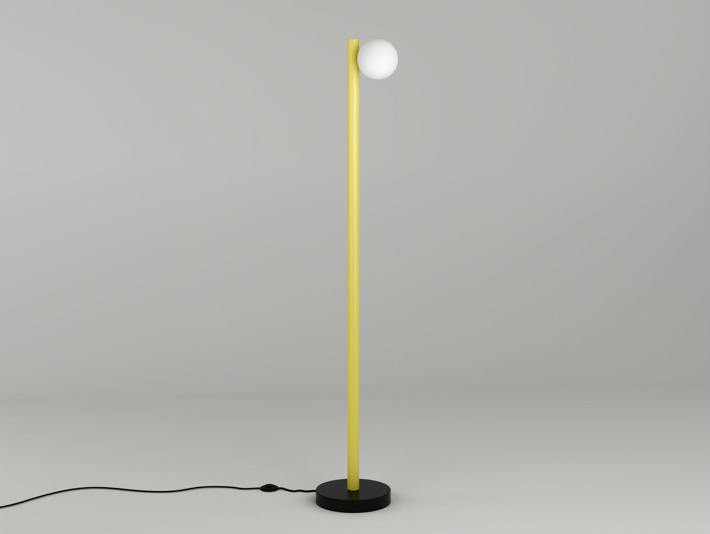 Areti tube globes cones floor lamp ls 1