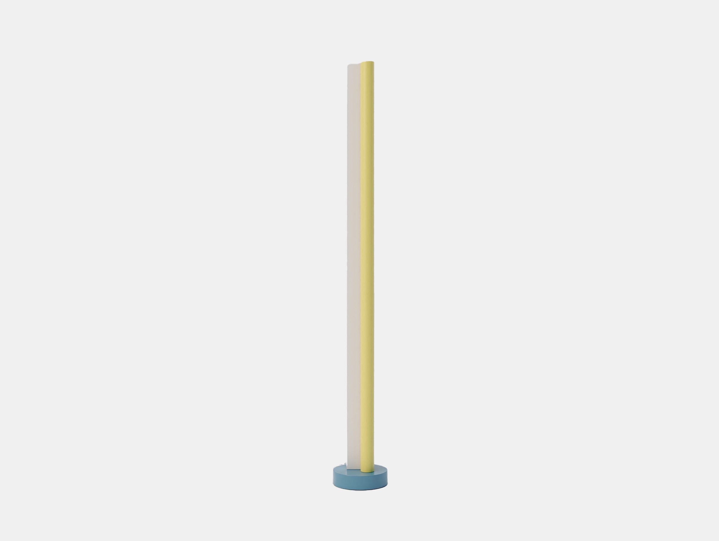 Areti tube rectangle floor light yellow blue
