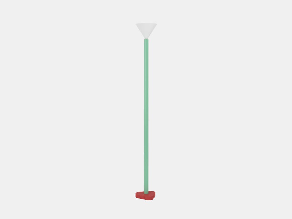 Atelier areti elements outlines floor cone light green red