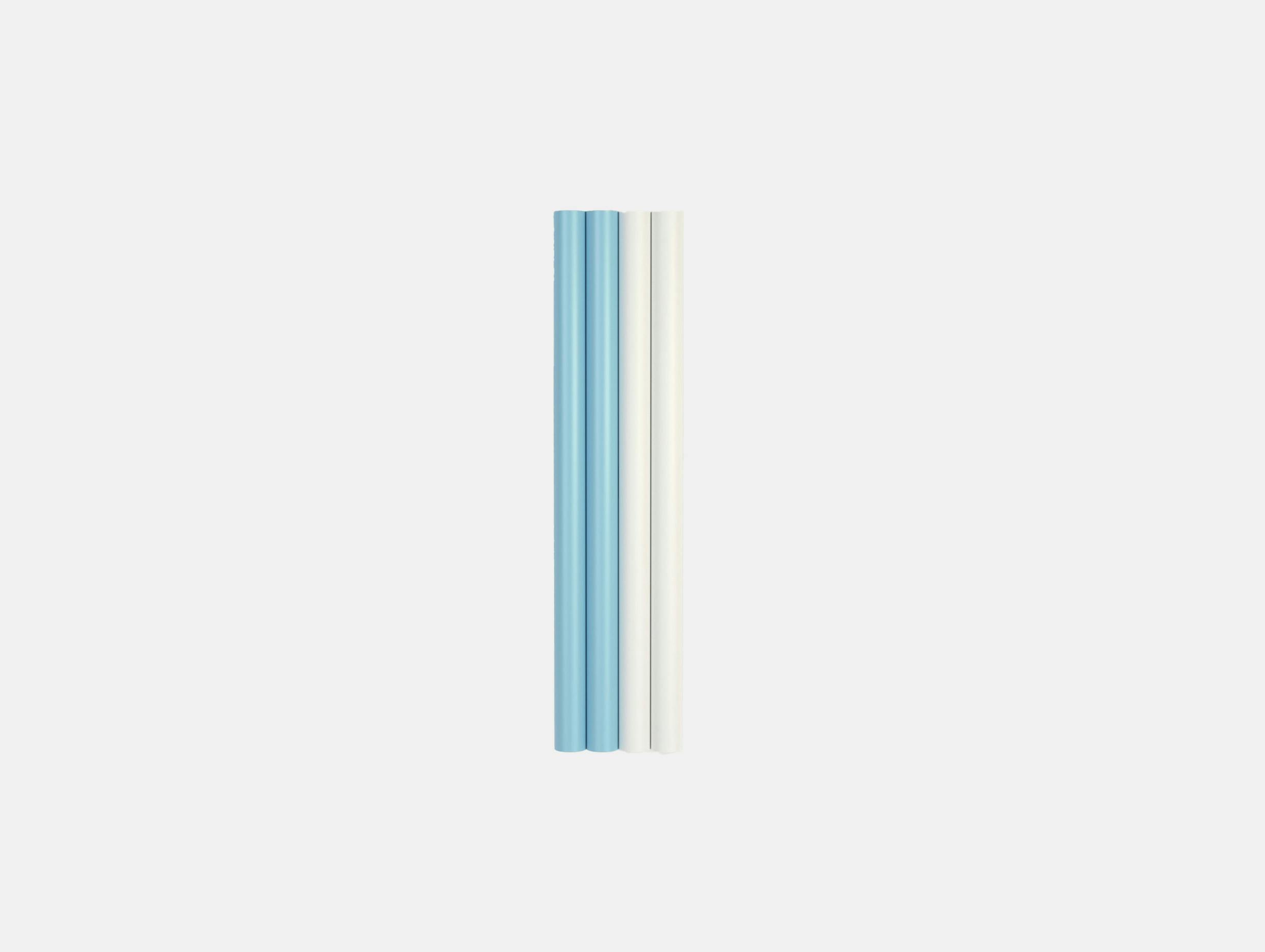 Atelier areti elements parallel tubes wall light blue white
